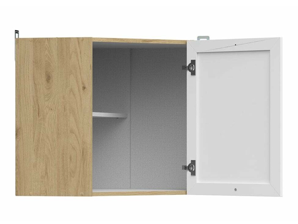 Modulhjørnevægskab Classic White Oak 101