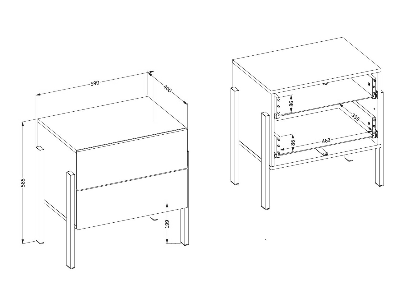 Soveværelsessæt Etsore 115