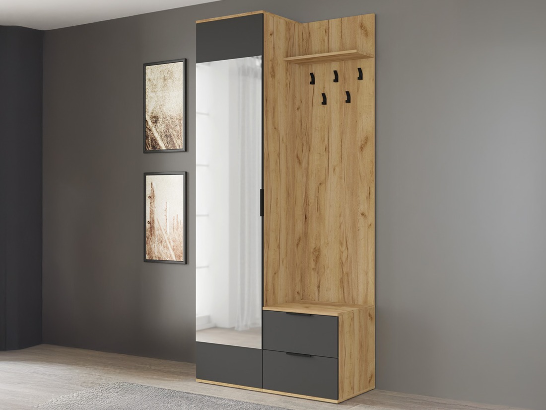 Entrésæt Houston 2004 (Antracit + Gylden eg)