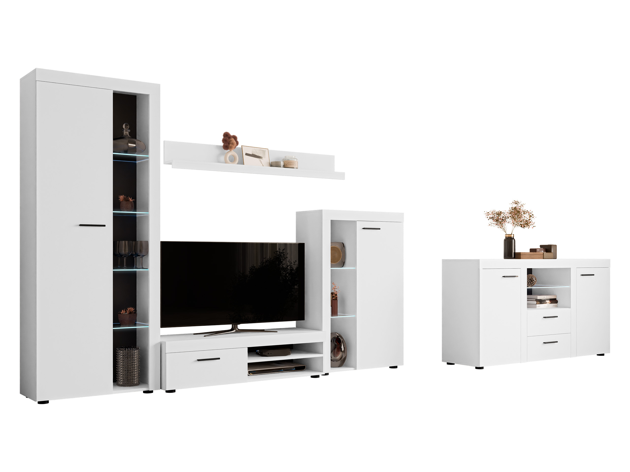 Stuemøbelsæt Tucson 106 (Hvid)