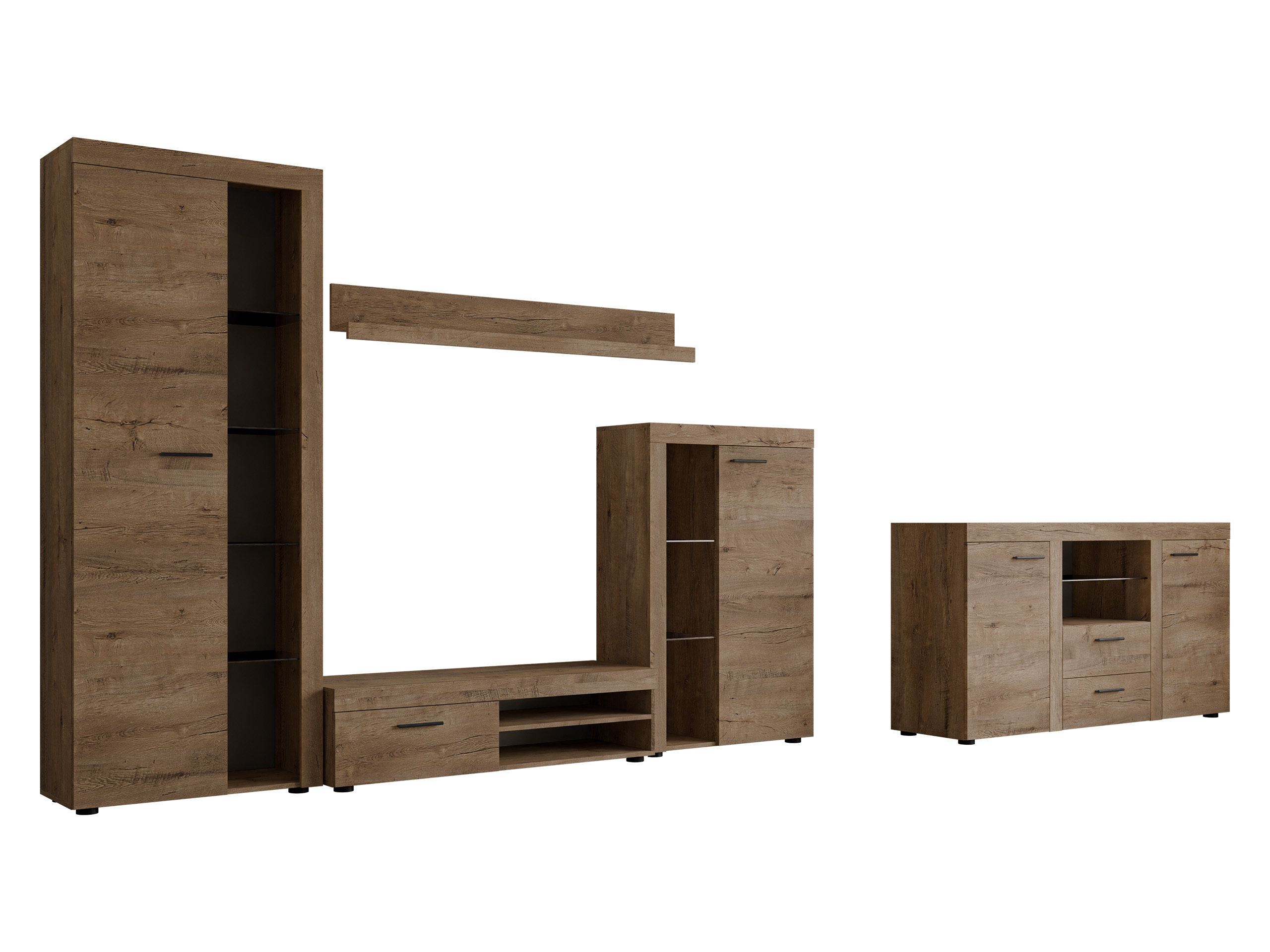 Stuemøbelsæt Tucson 106 (Lefkas eg)