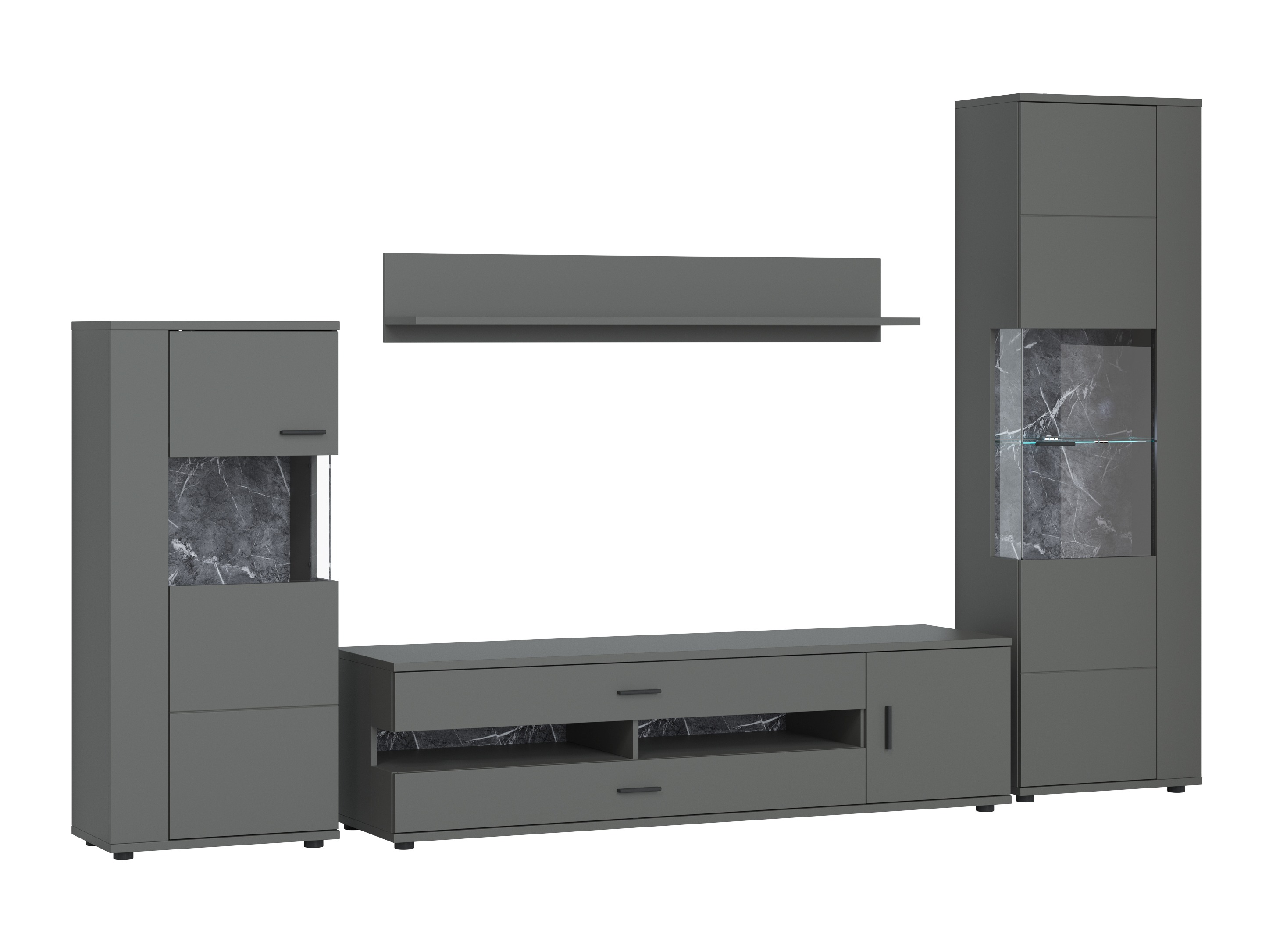 Stuemøblersæt Ontario 161 (Grafit)