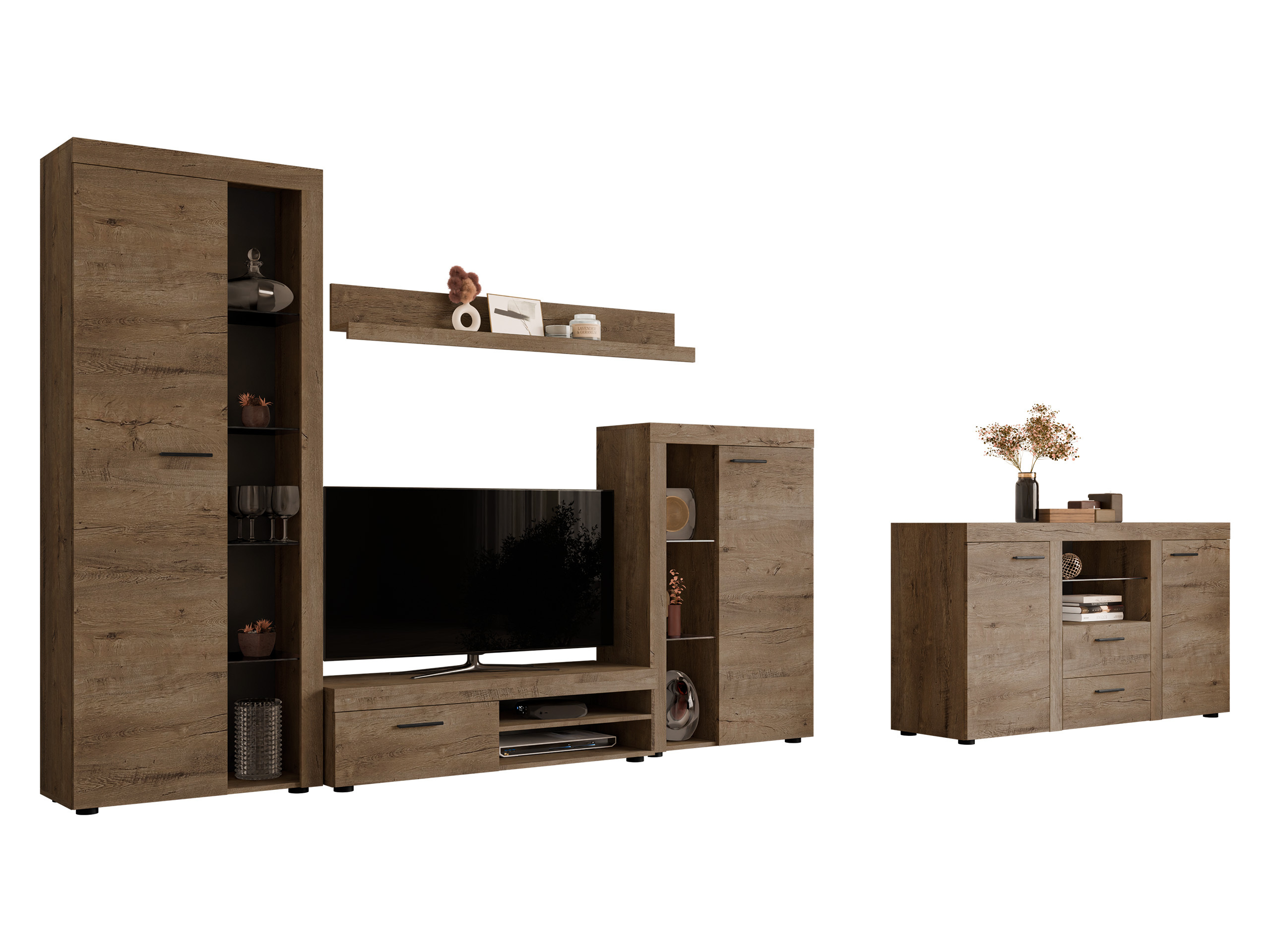 Stuemøblersæt Tucson 106 (Lefkas eg)