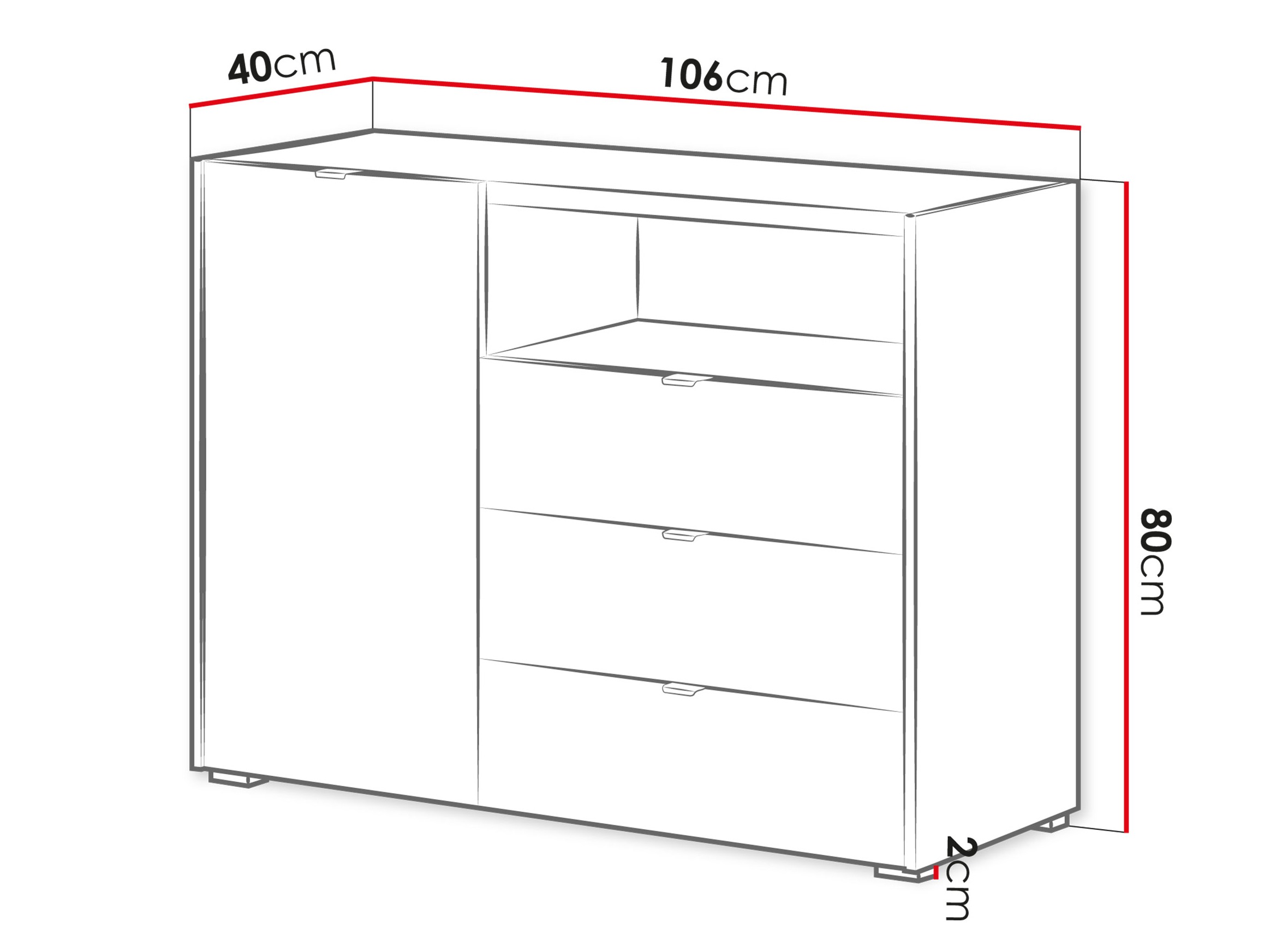 Kommode Comfivo Ordo