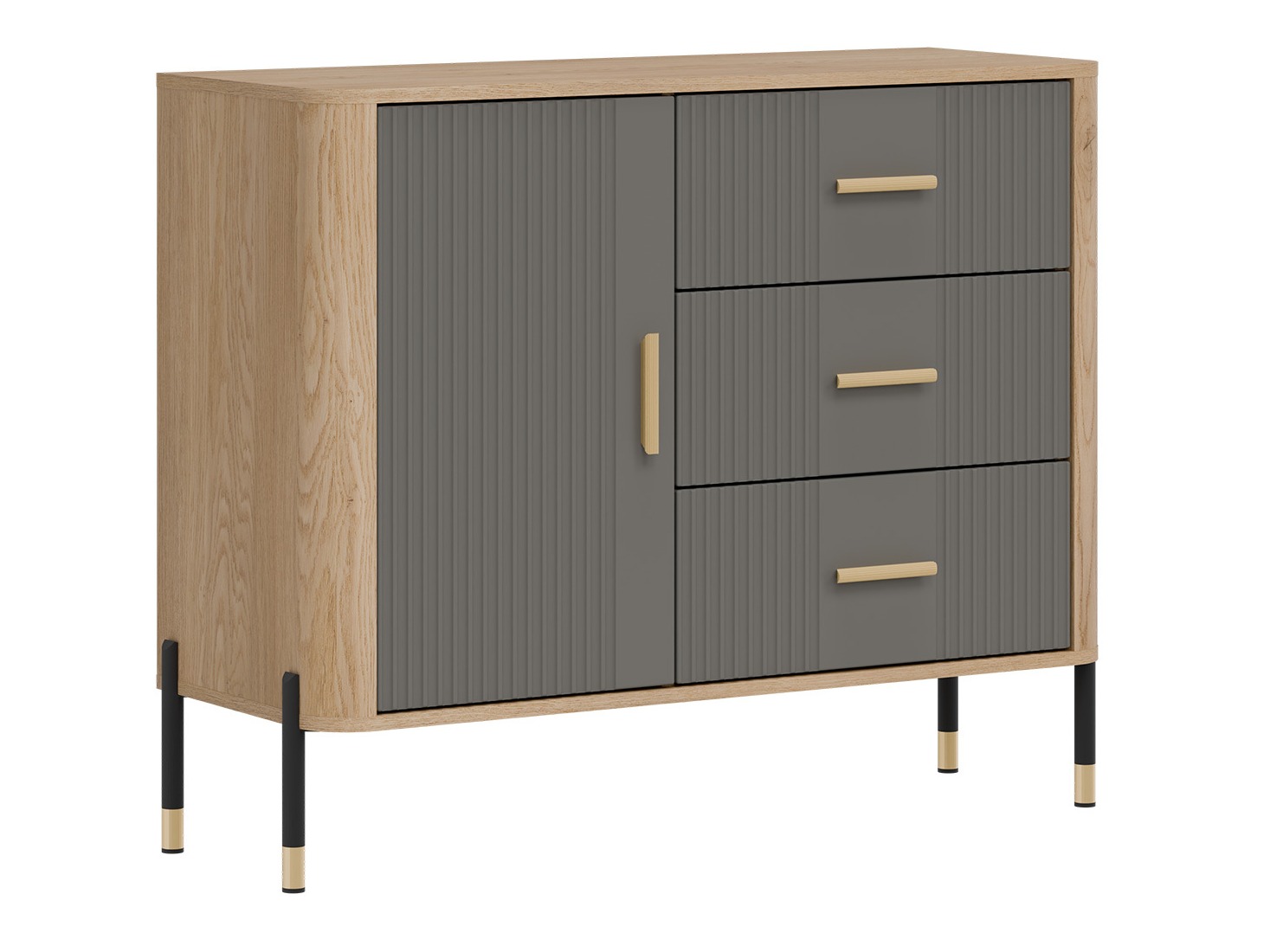 Kommode Flosora 107 (Grå)