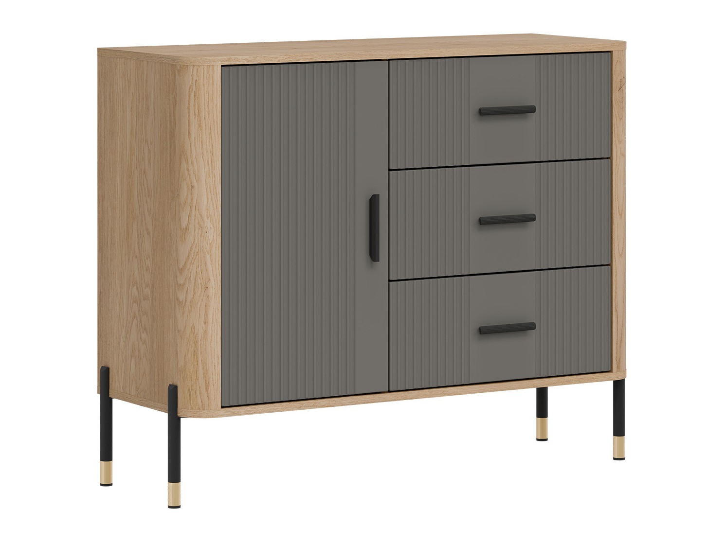 Kommode Flosora 107 (Grå)