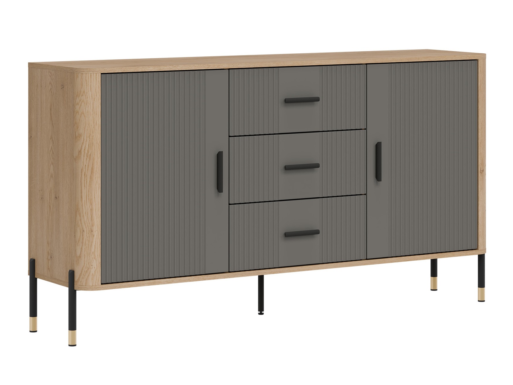 Kommode Flosora 113 (Grå)