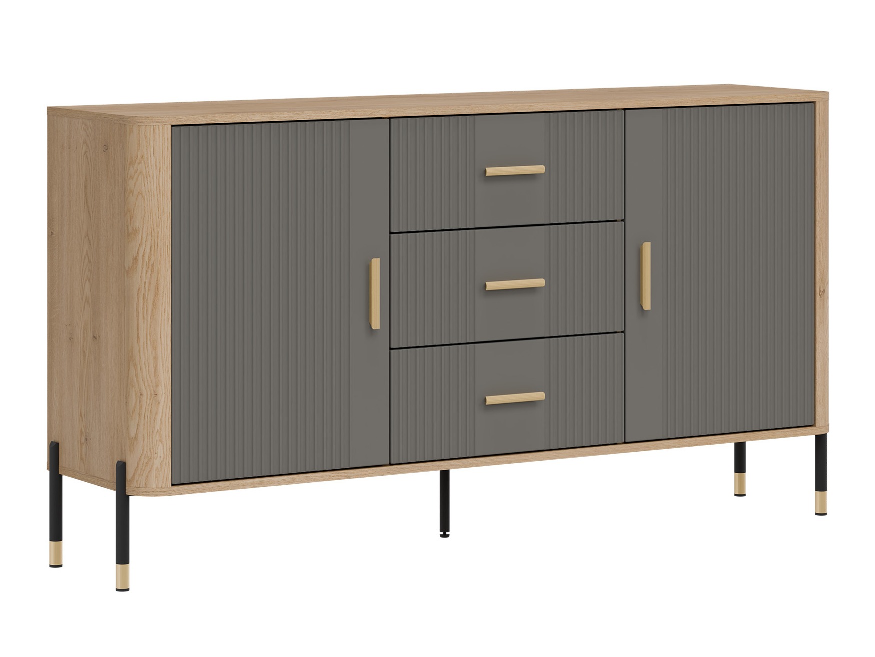 Kommode Flosora 113 (Grå)