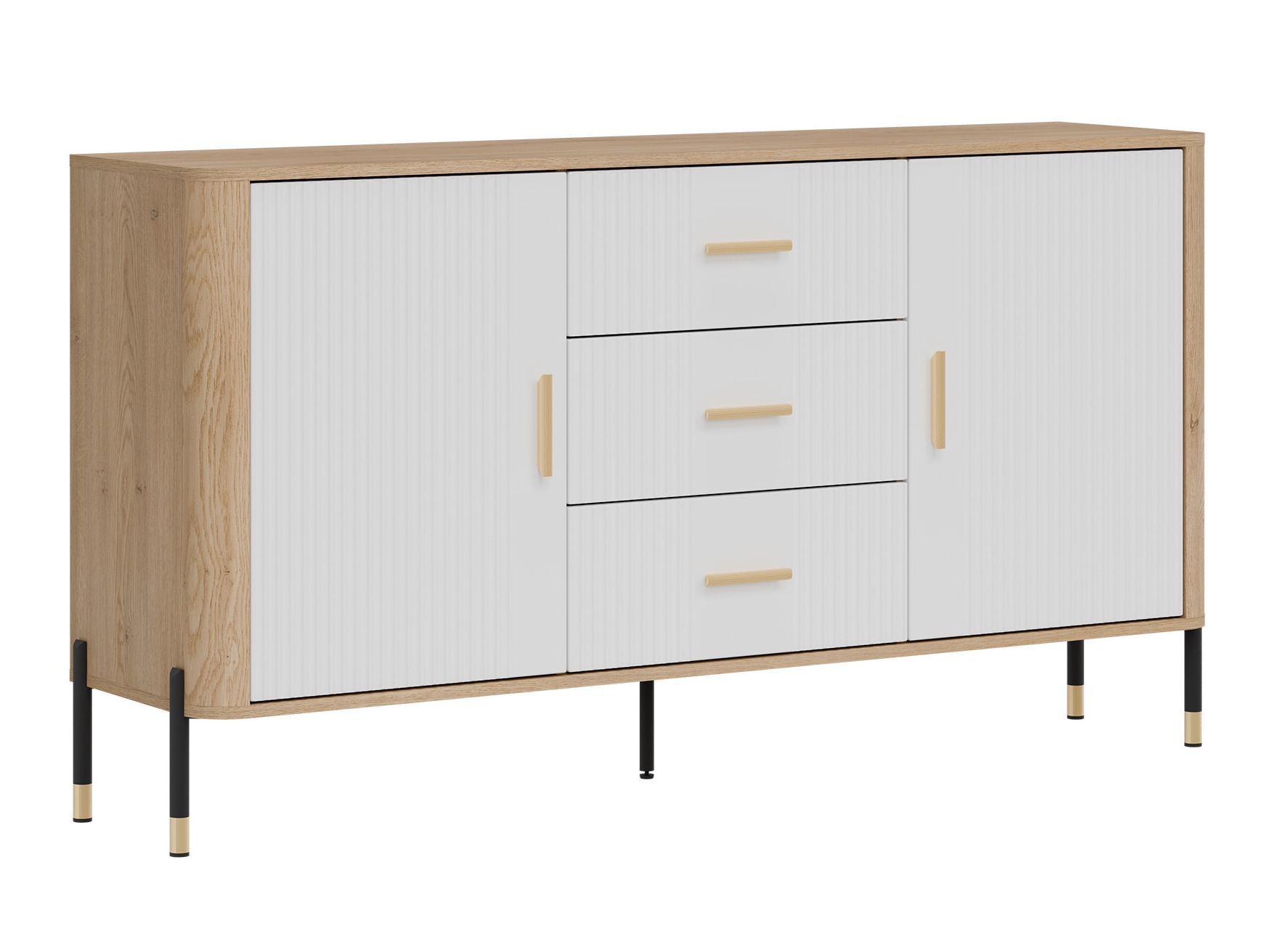 Kommode Flosora 113 (Hvid)