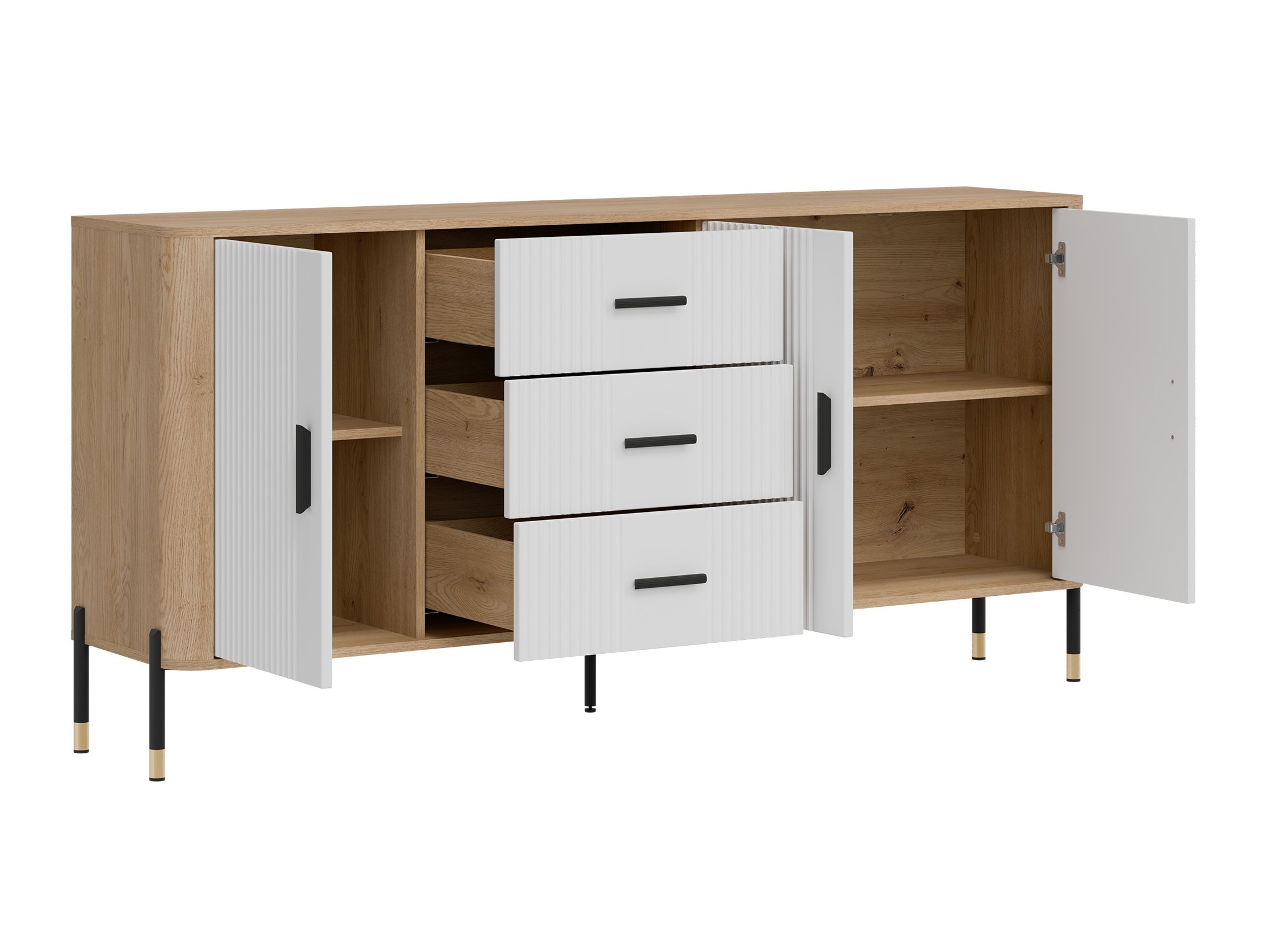 Kommode Flosora 115 (Hvid)