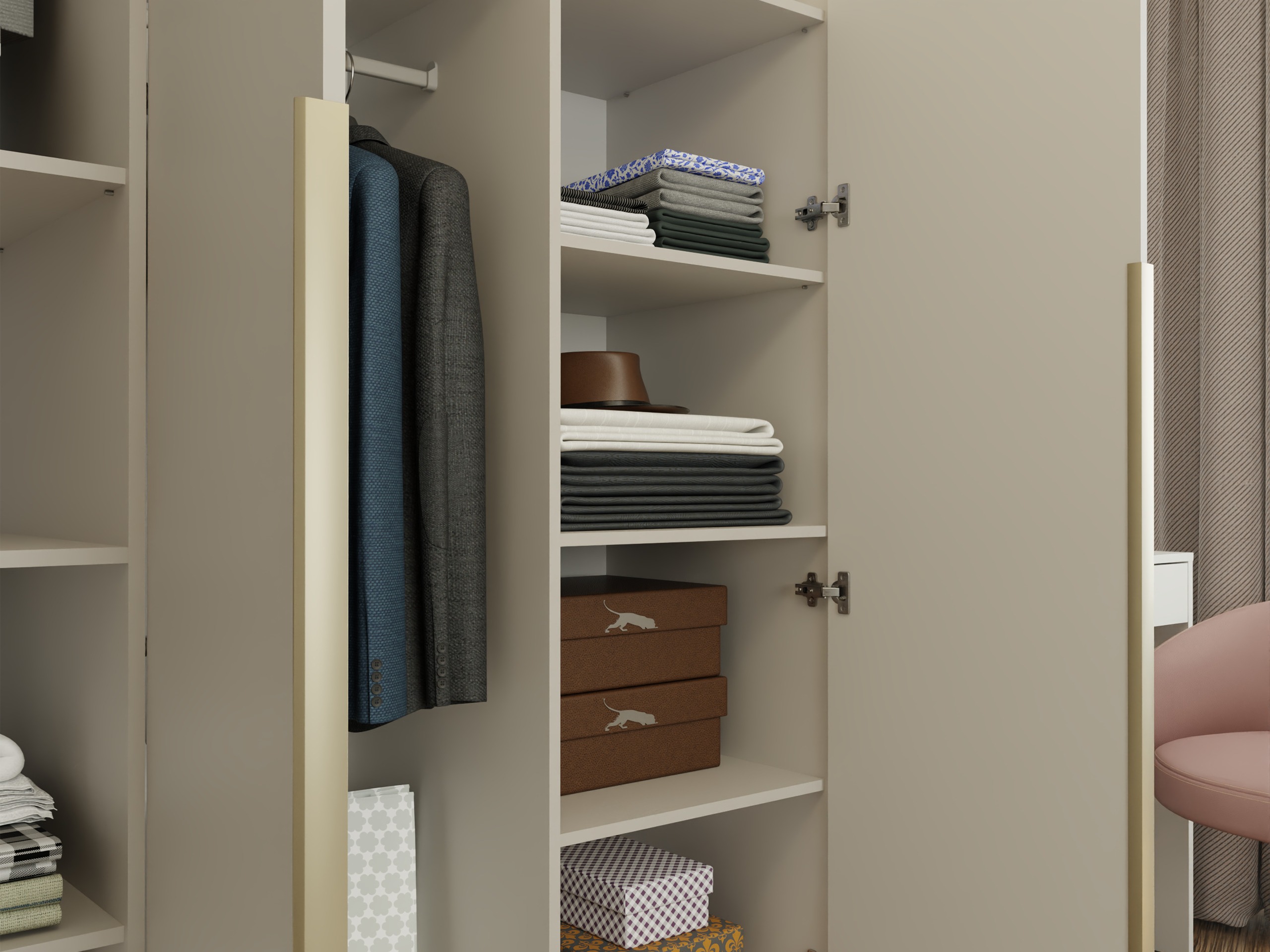 Garderobeskab Mandeville 369 (Kashmir + Gylden)