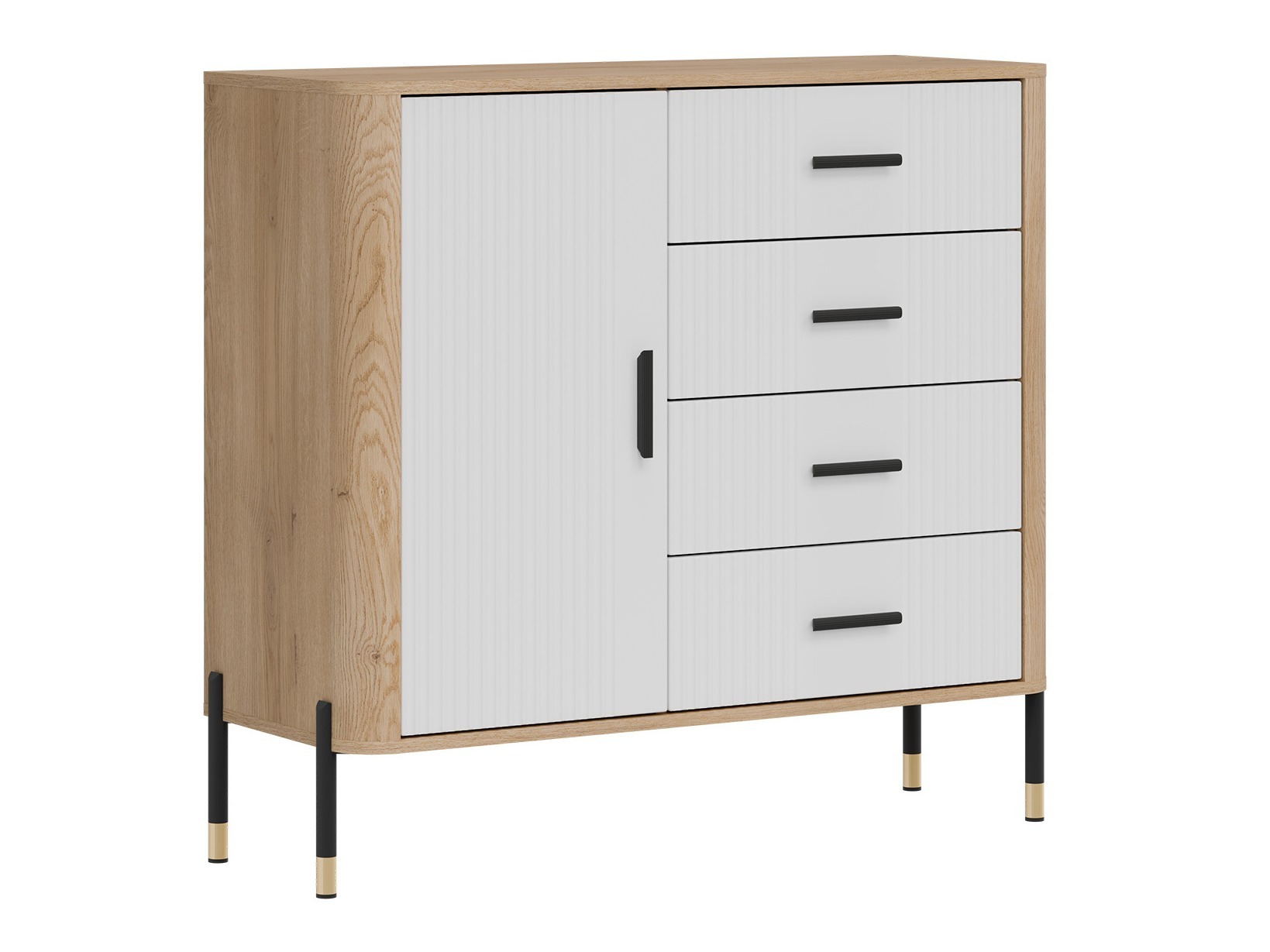 Kommode Flosora 117 (Hvid)