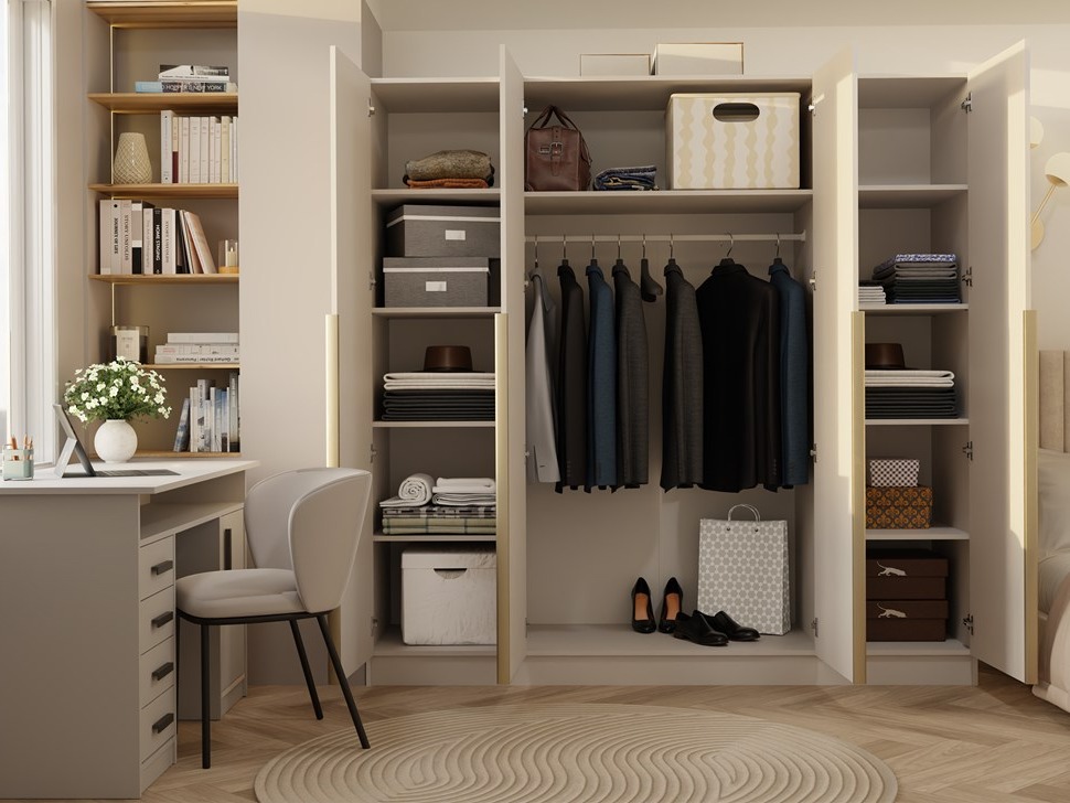 Garderobeskab Mandeville 370 (Kashmir + Gylden)
