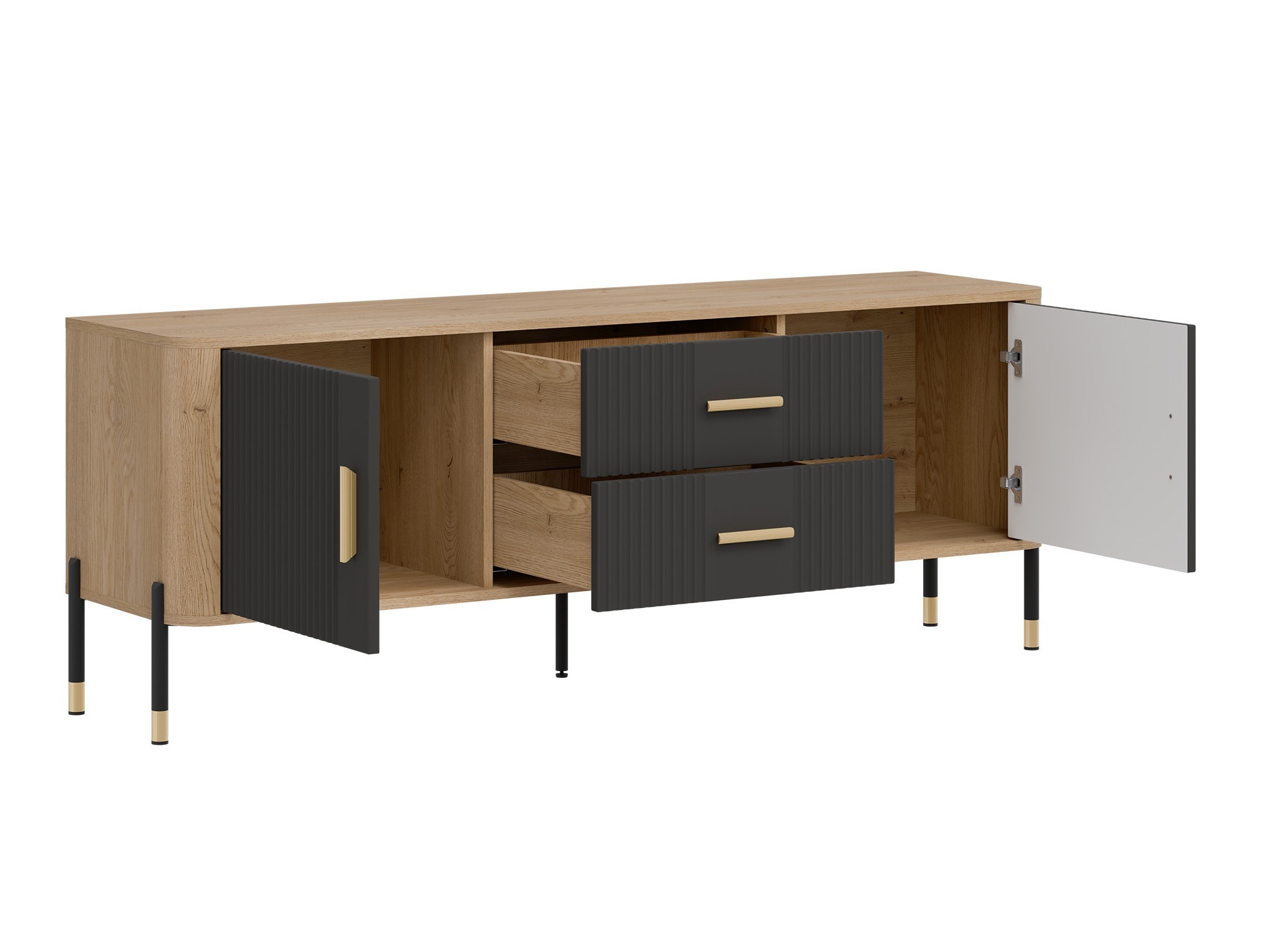 Stuemøbelsæt Flosora 147 (Antracit)