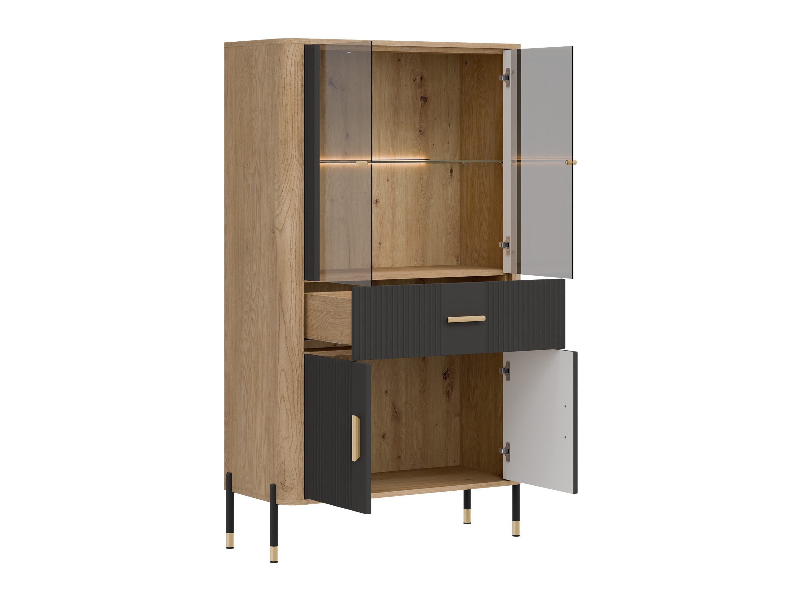 Stuemøbelsæt Flosora 147 (Antracit)