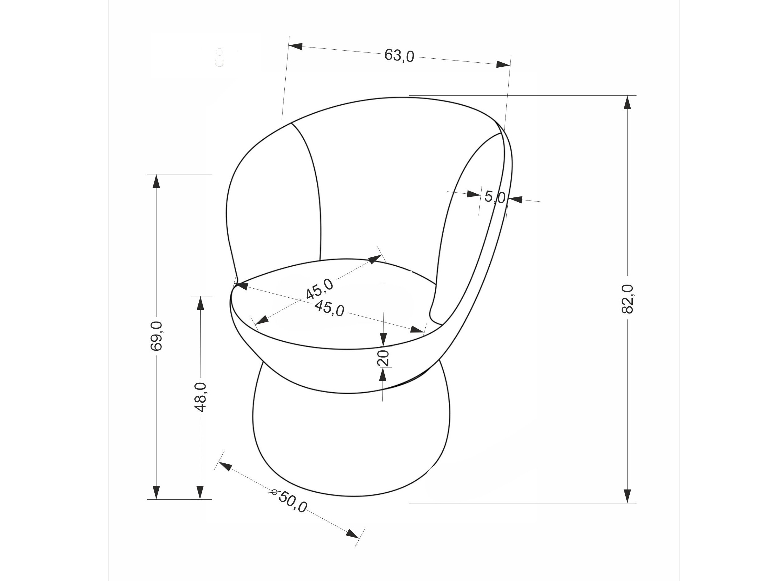 Stol Houston 2082 (Beige)