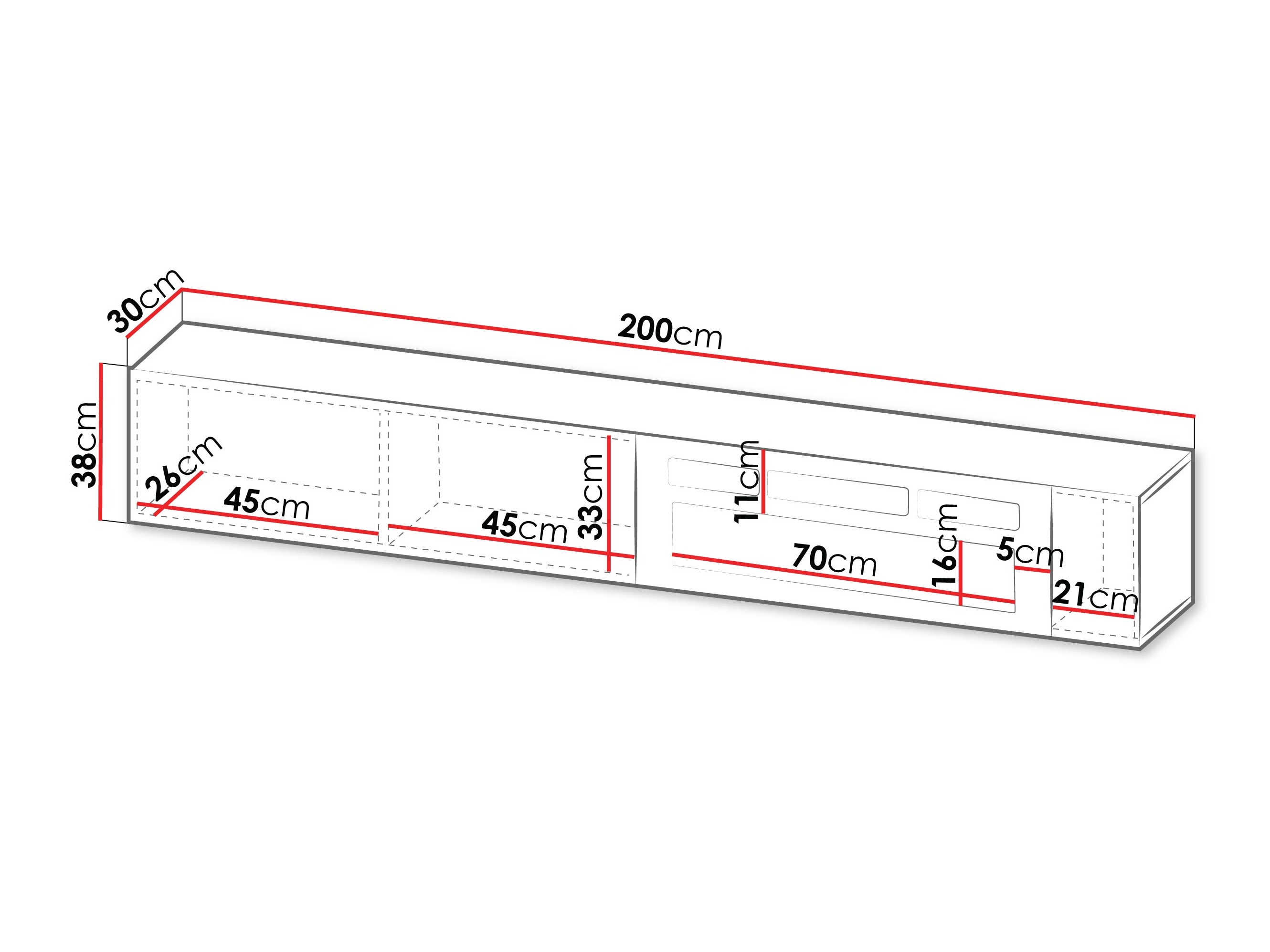 TV-bord Species I (Kashmir)