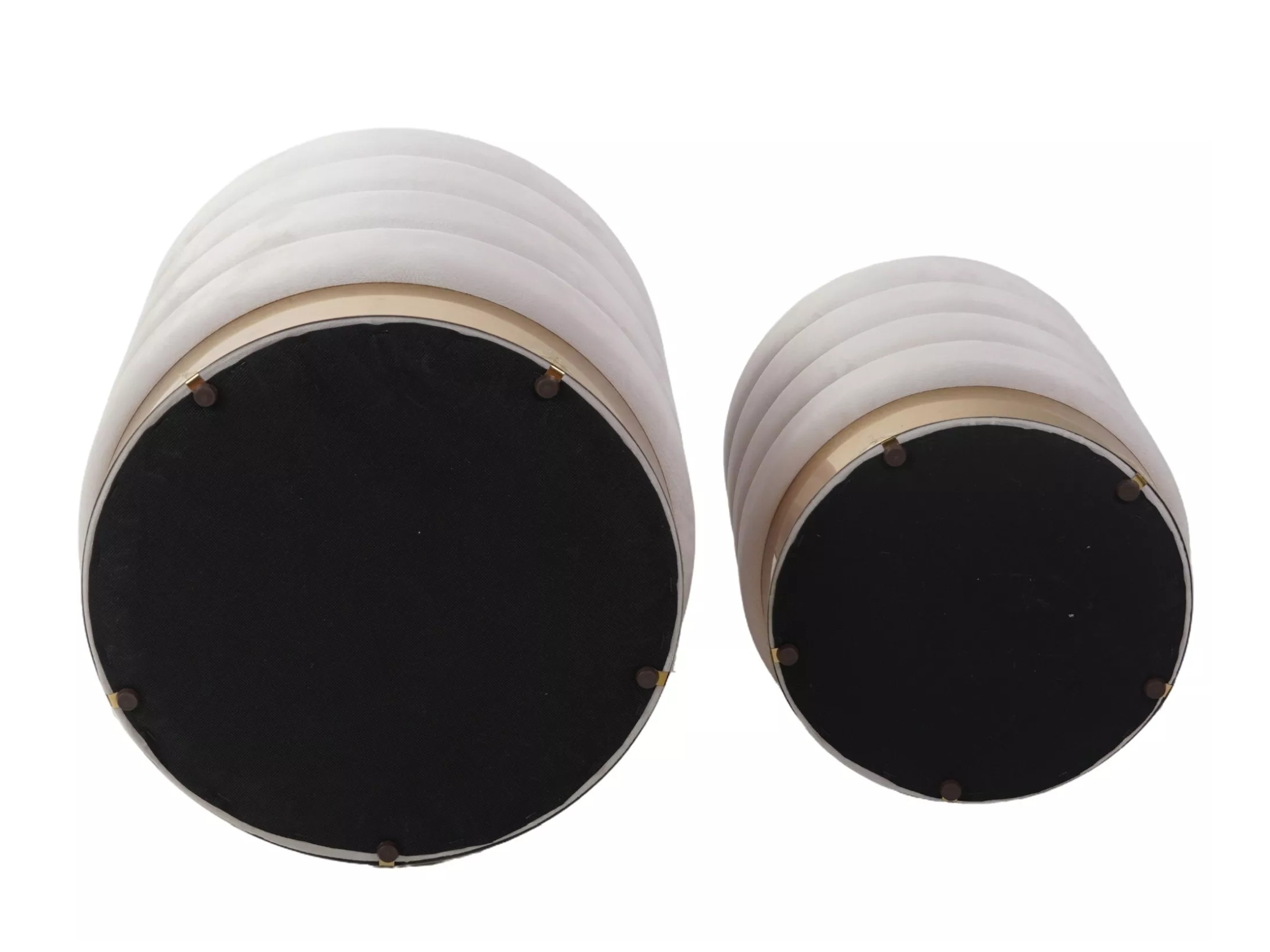 Sæt puffer Detroit 906 (Lys beige)