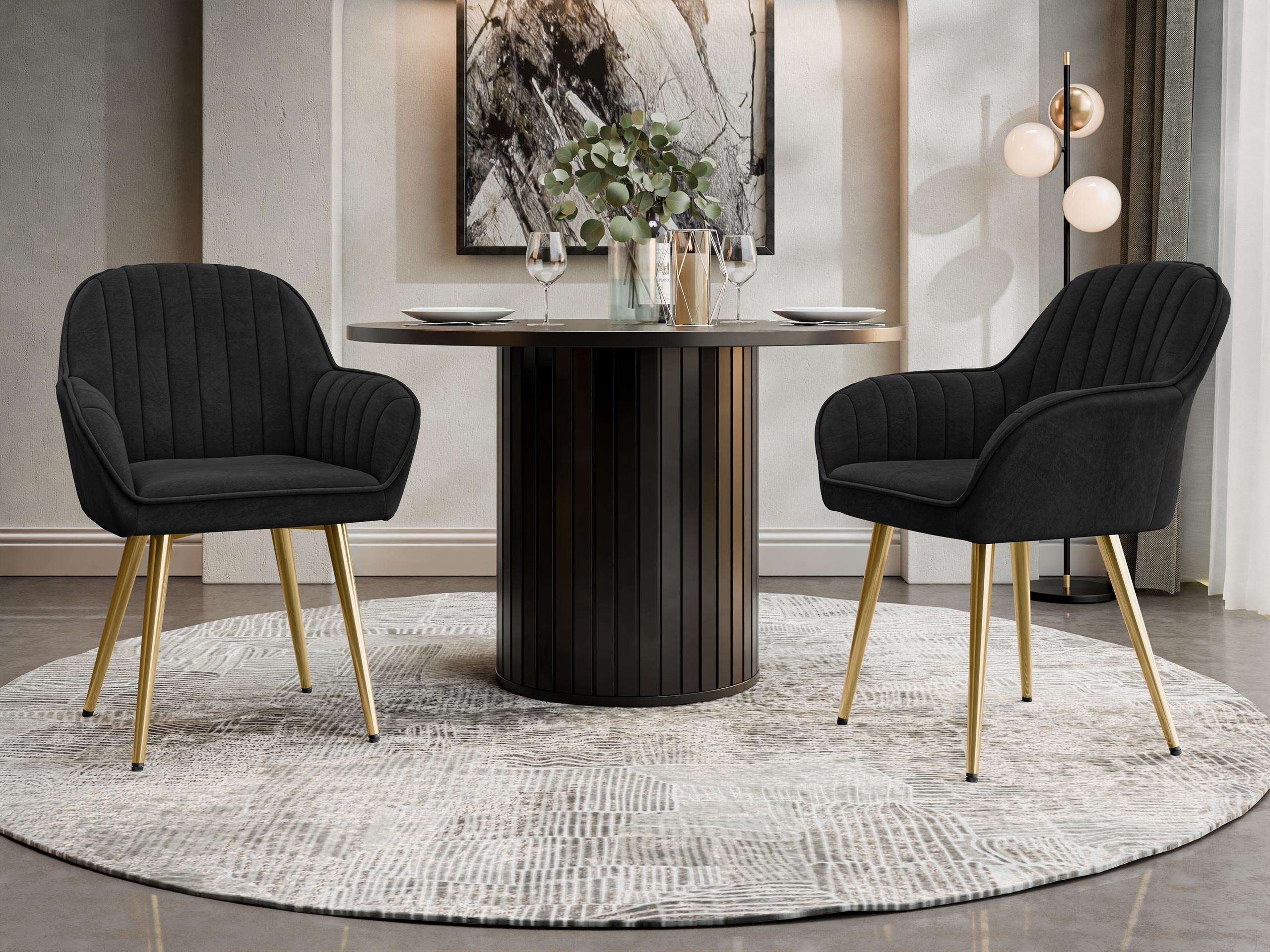 Stol Comfivo 457 (Sort)