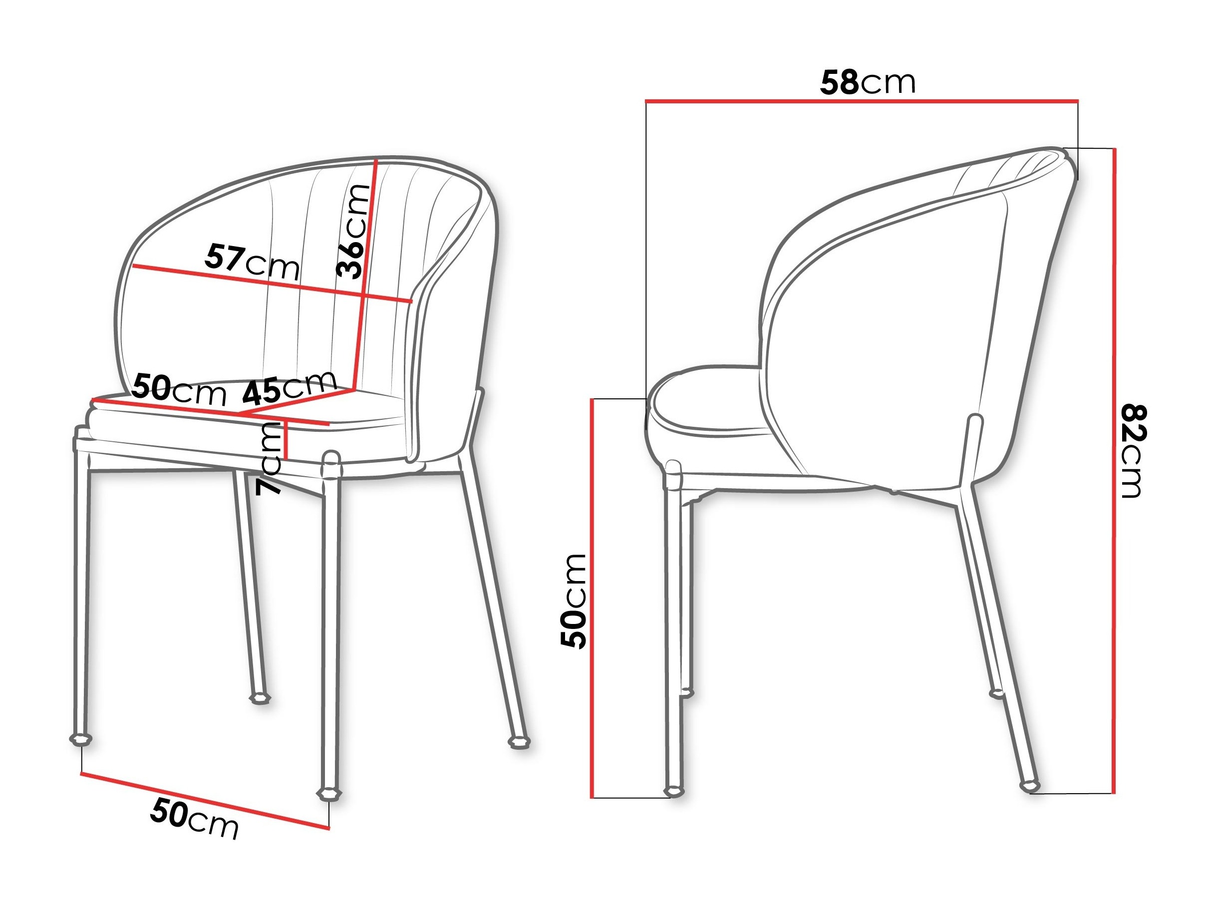 Stol Comfivo Hilaritas XVII (Grå)