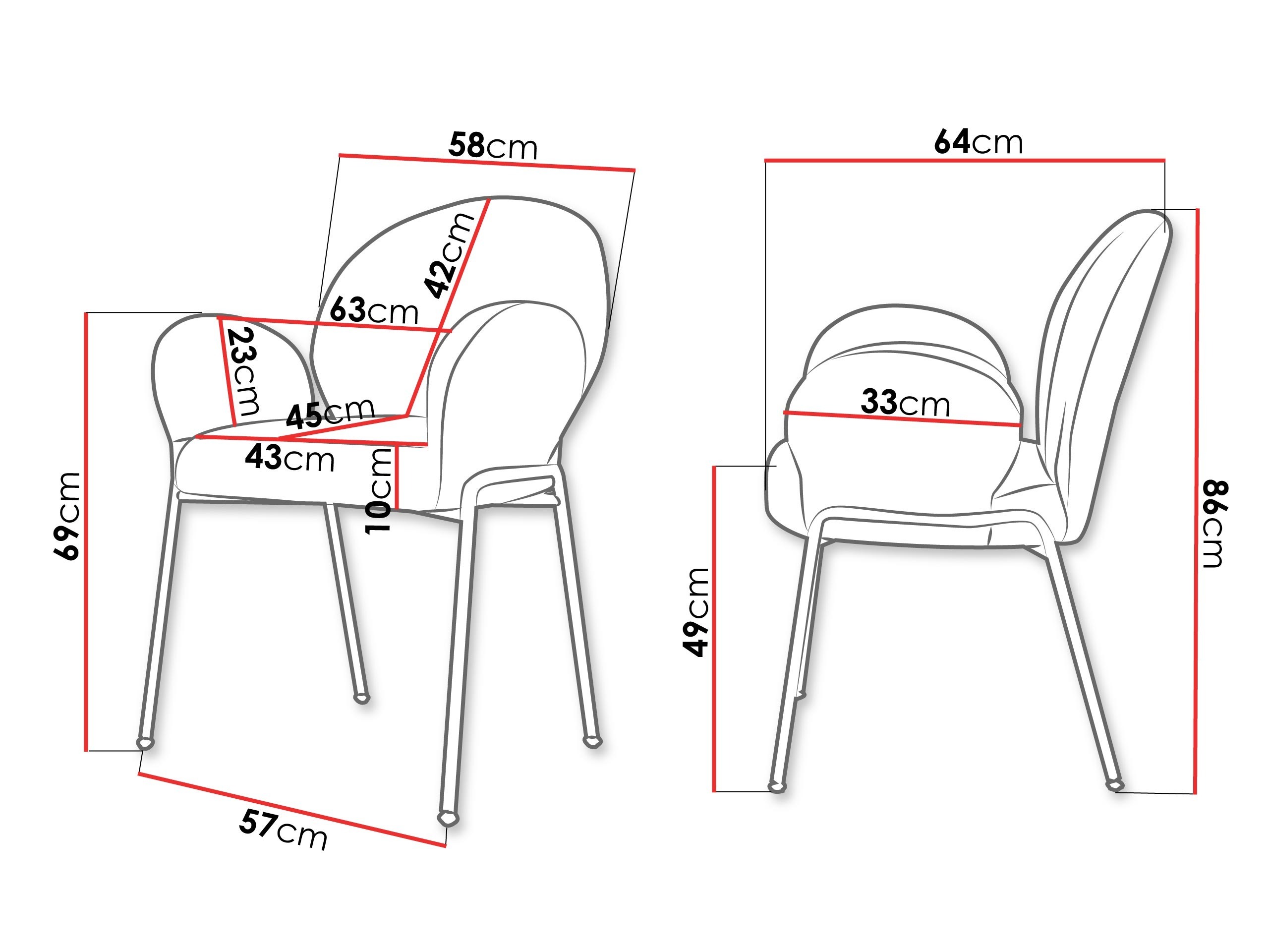 Stol Comfivo Hilaritas XVIII (Grå)