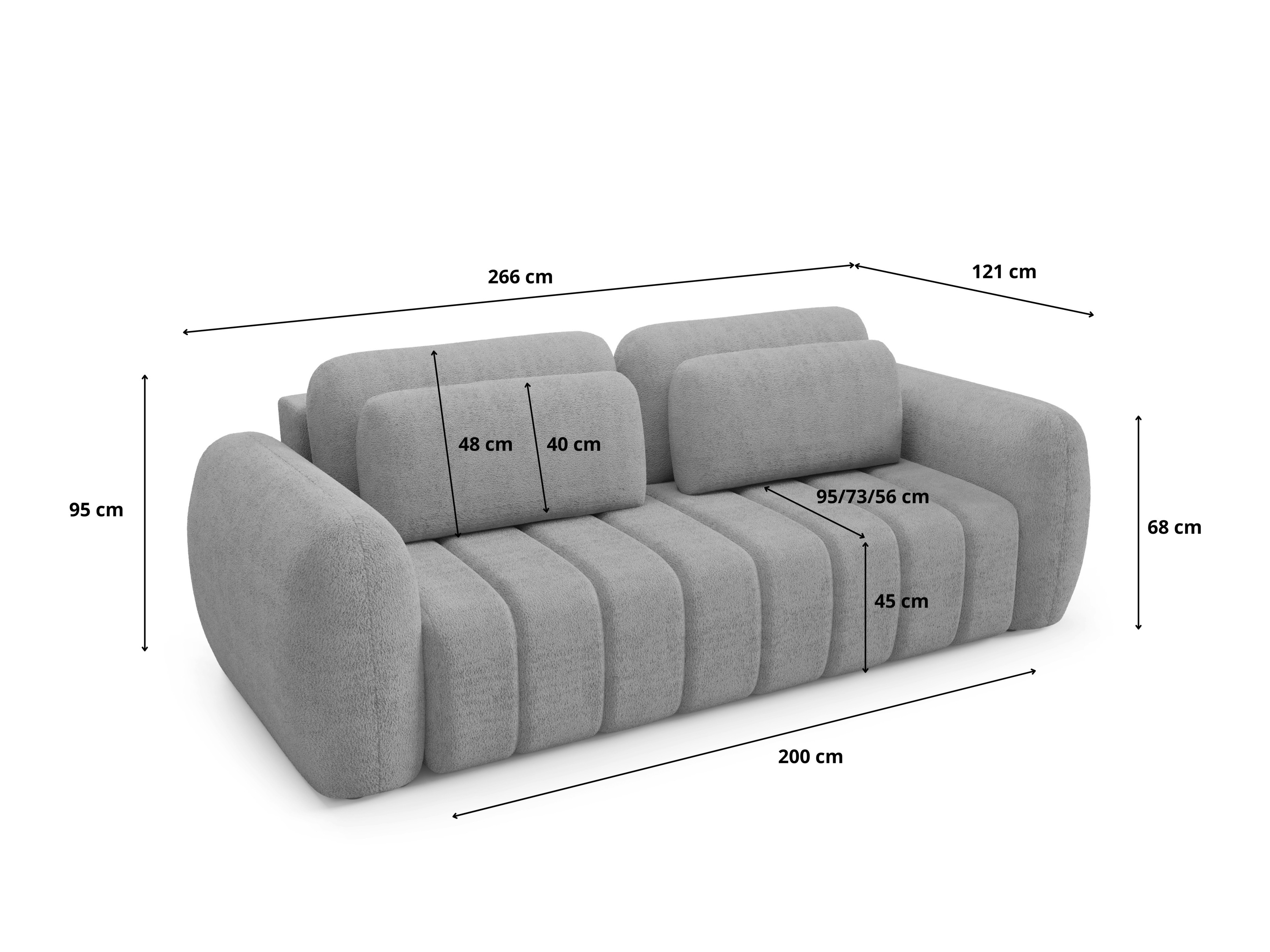 Sovesofa Franklin 105 (Quelle 54)