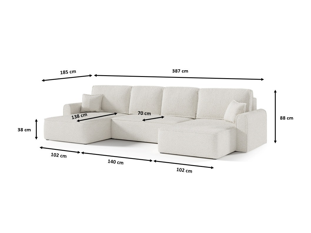 Hjørnesofa Franklin 129 (Abriamo 07)