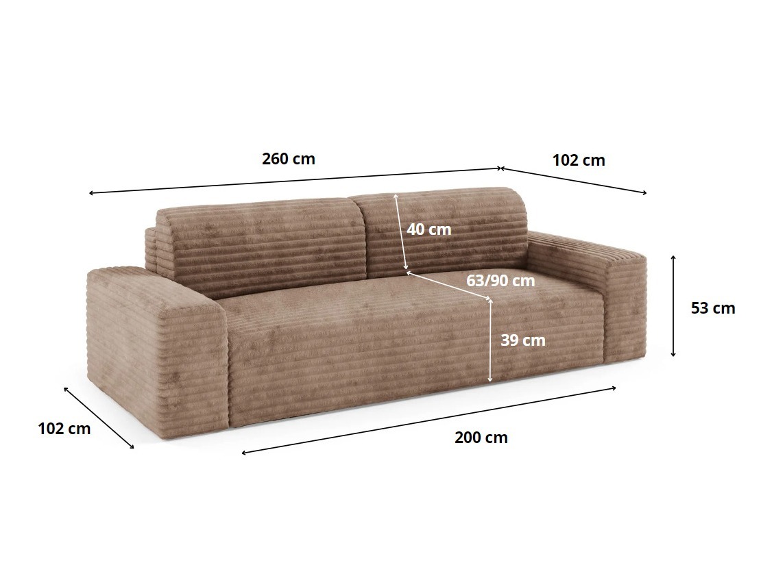 Sovesofa Franklin 139 (Tilia 17)