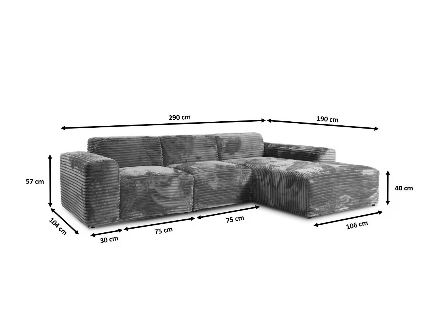 Hjørnesofa Franklin 137 (Tilia 90)