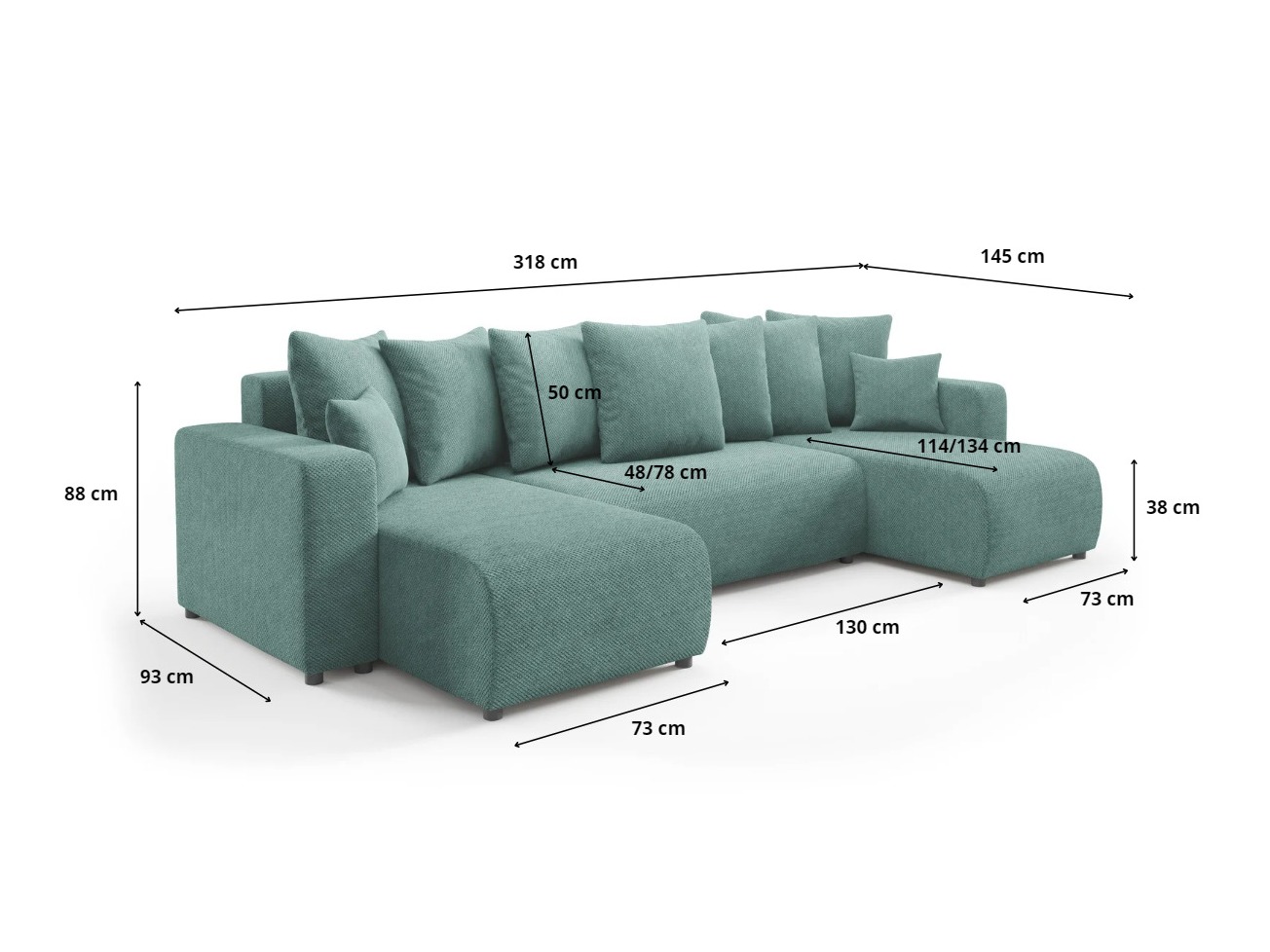 Hjørnesofa Franklin 144 (Onega 02)