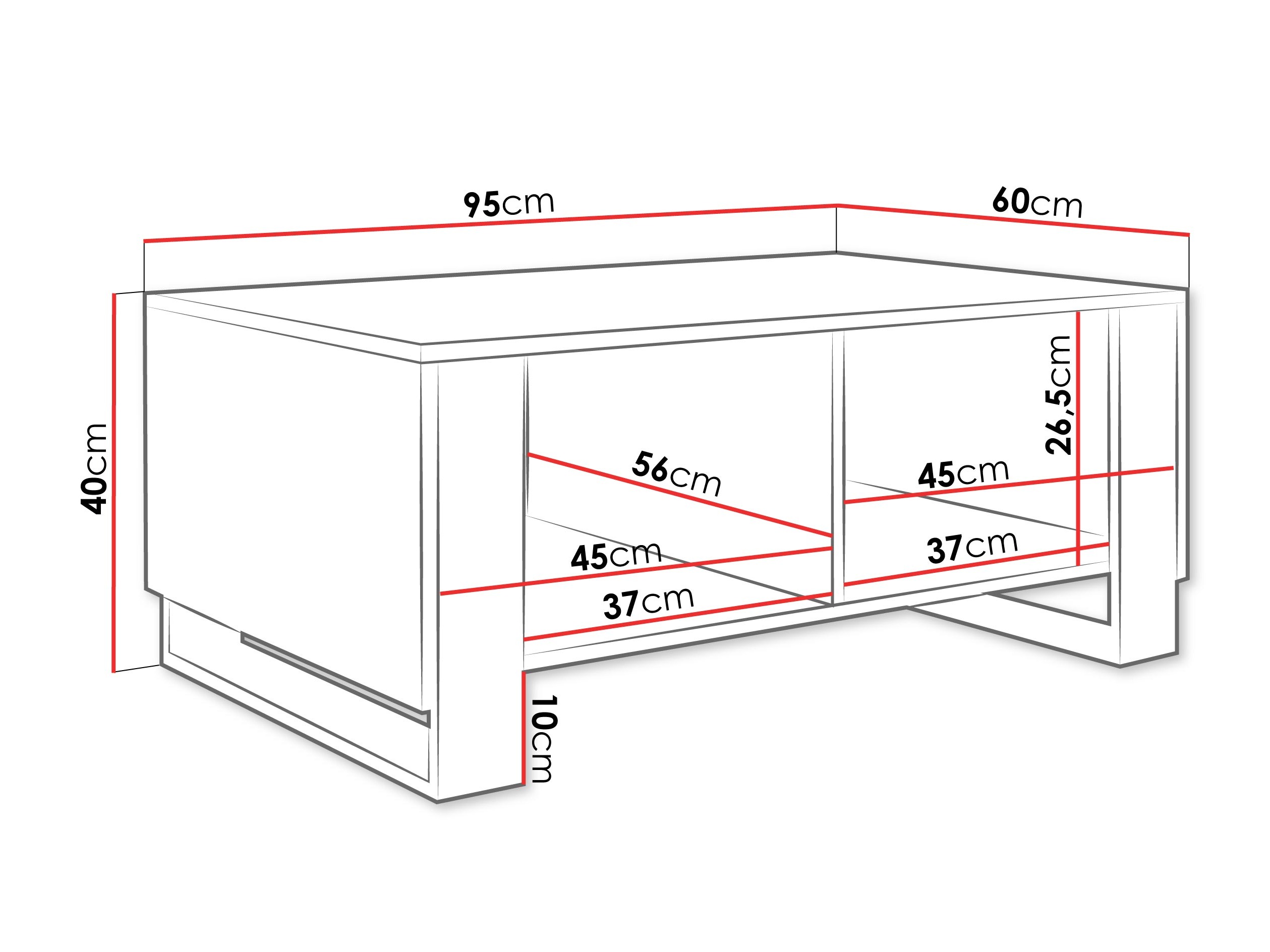 Sofabord Comfivo Vestora