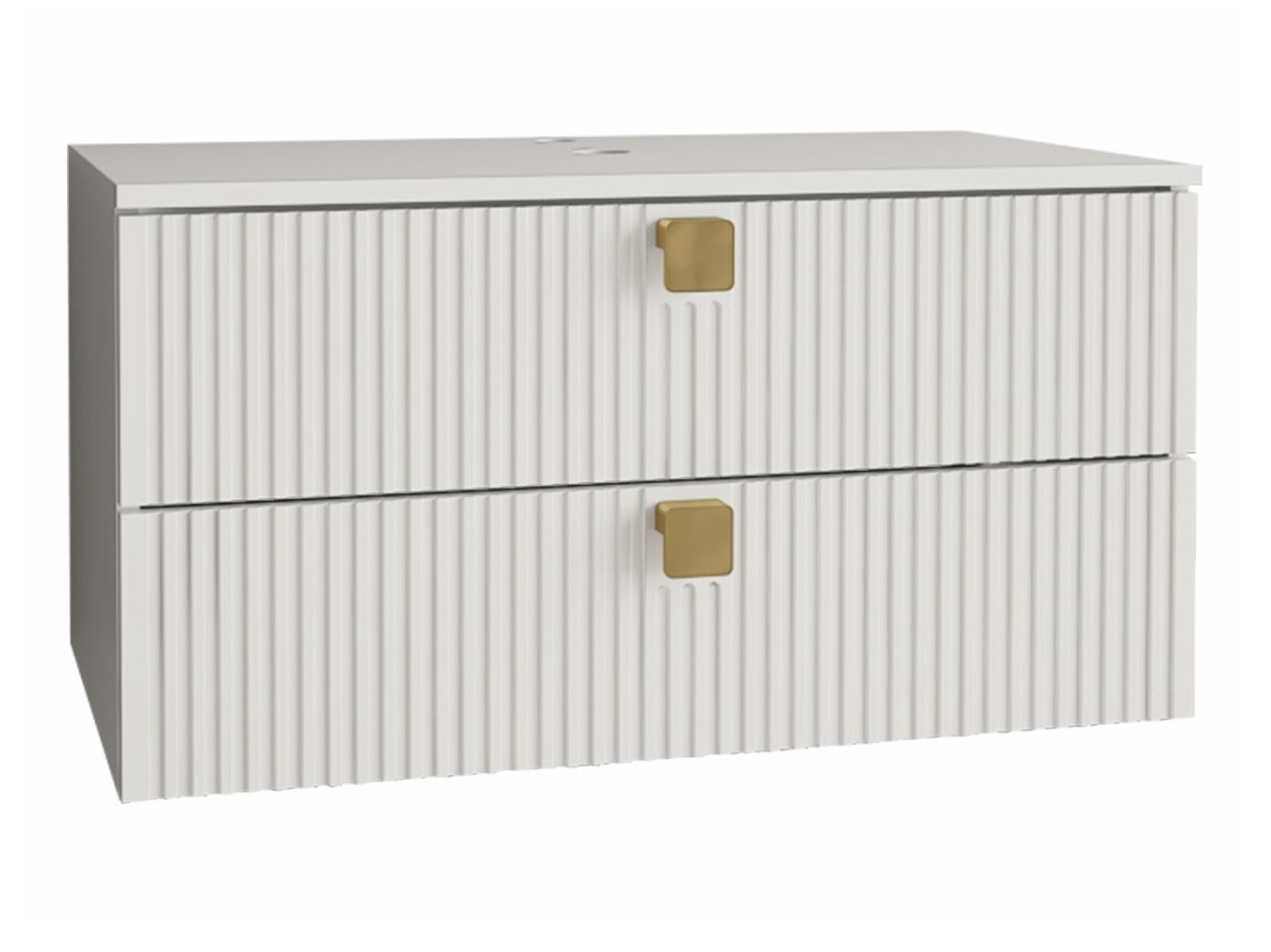 Vægbadeværelsesskab til håndvask Orlvera 102 (Hvid)