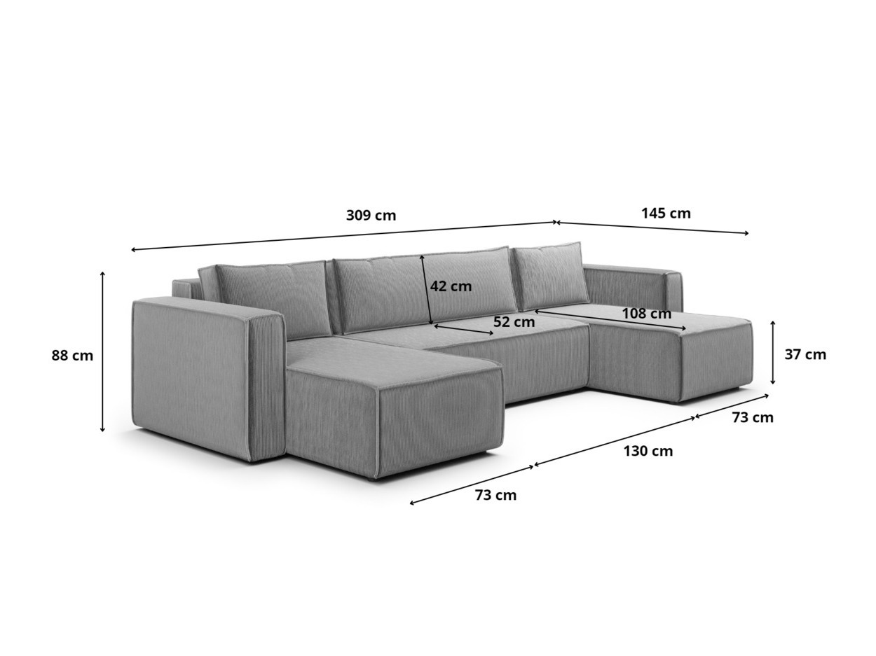 Hjørnesofa Franklin 151 (Poso 135)