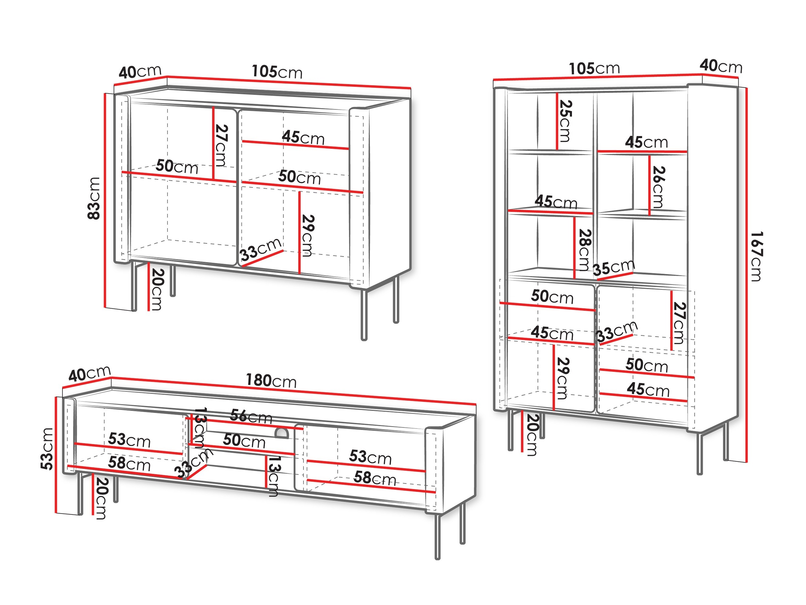 Stuemøbelsæt Nolsevo 104