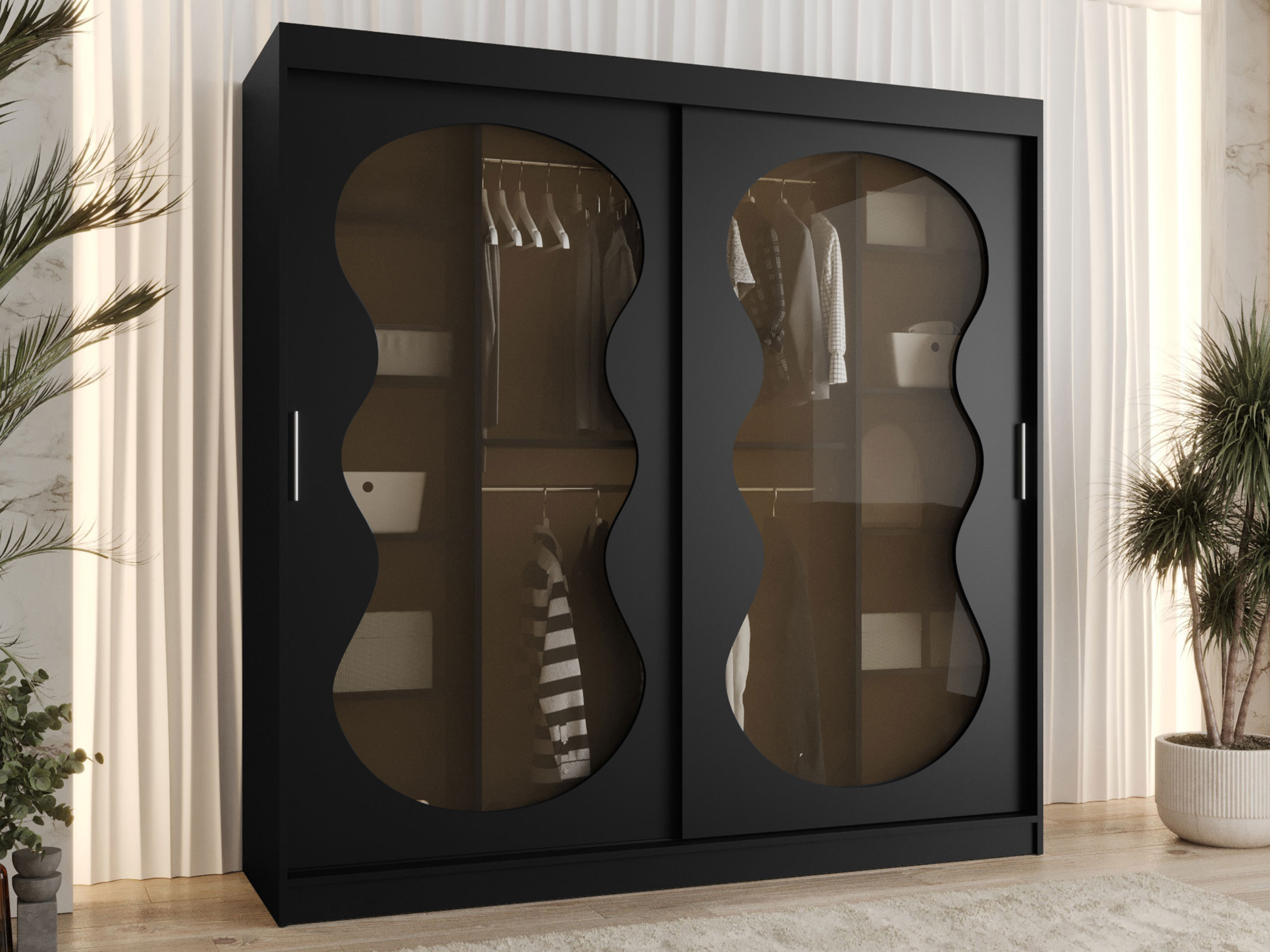 Garderobeskab Hartford 532 (Sort)