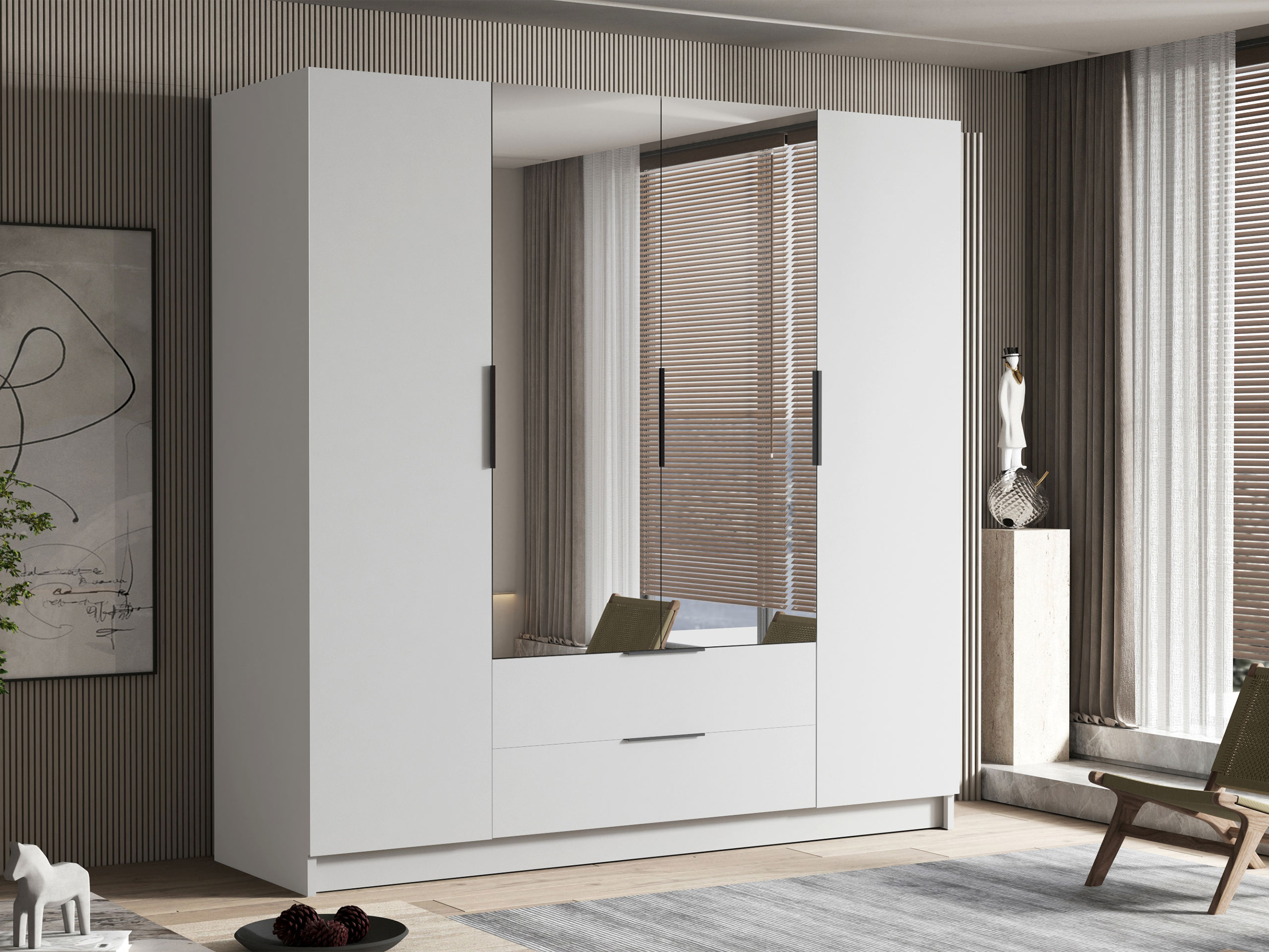 Garderobeskab Closico 201 (Hvid)