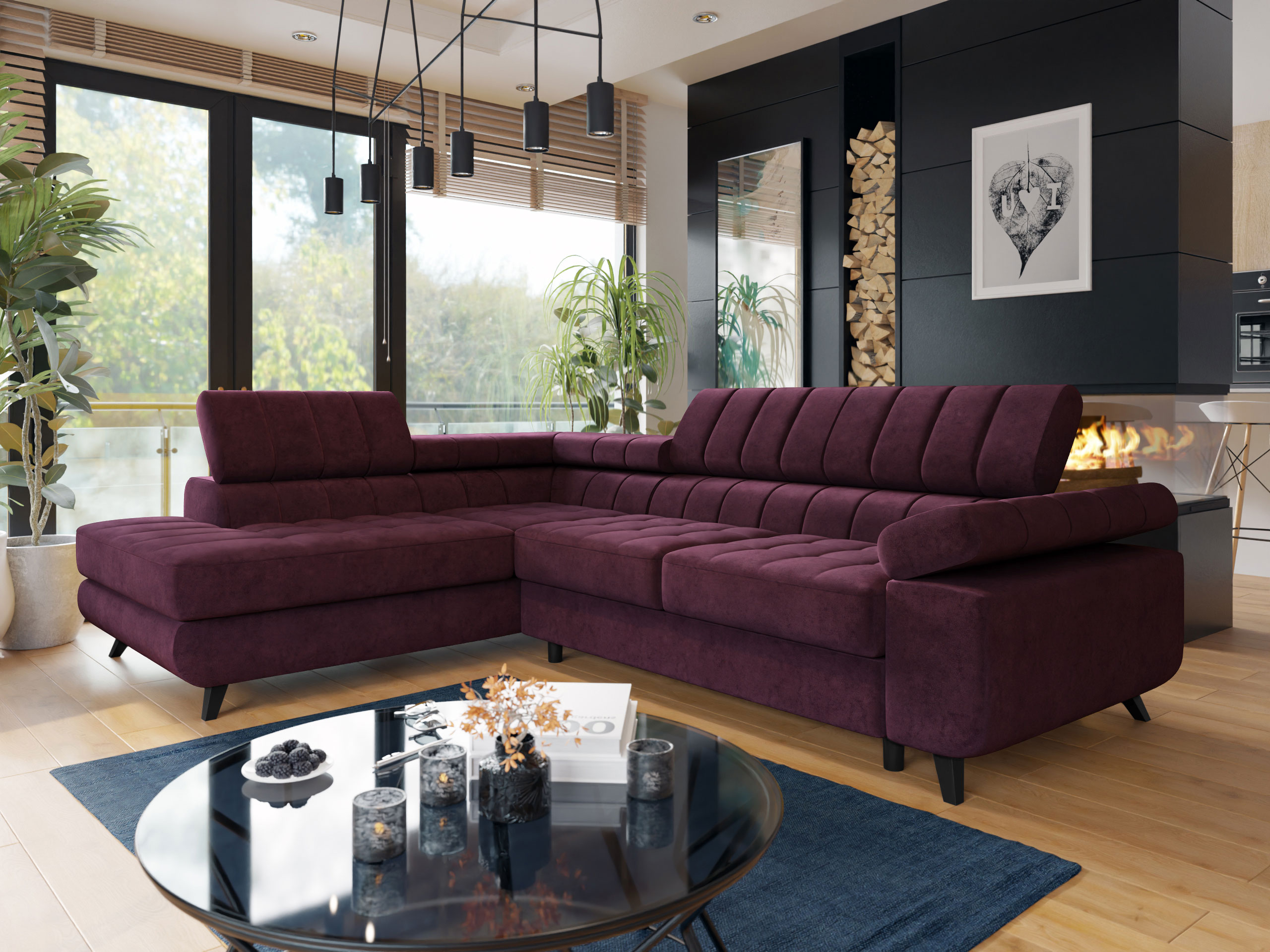Hjørnesofa Comfivo 207 (Zoya 04)