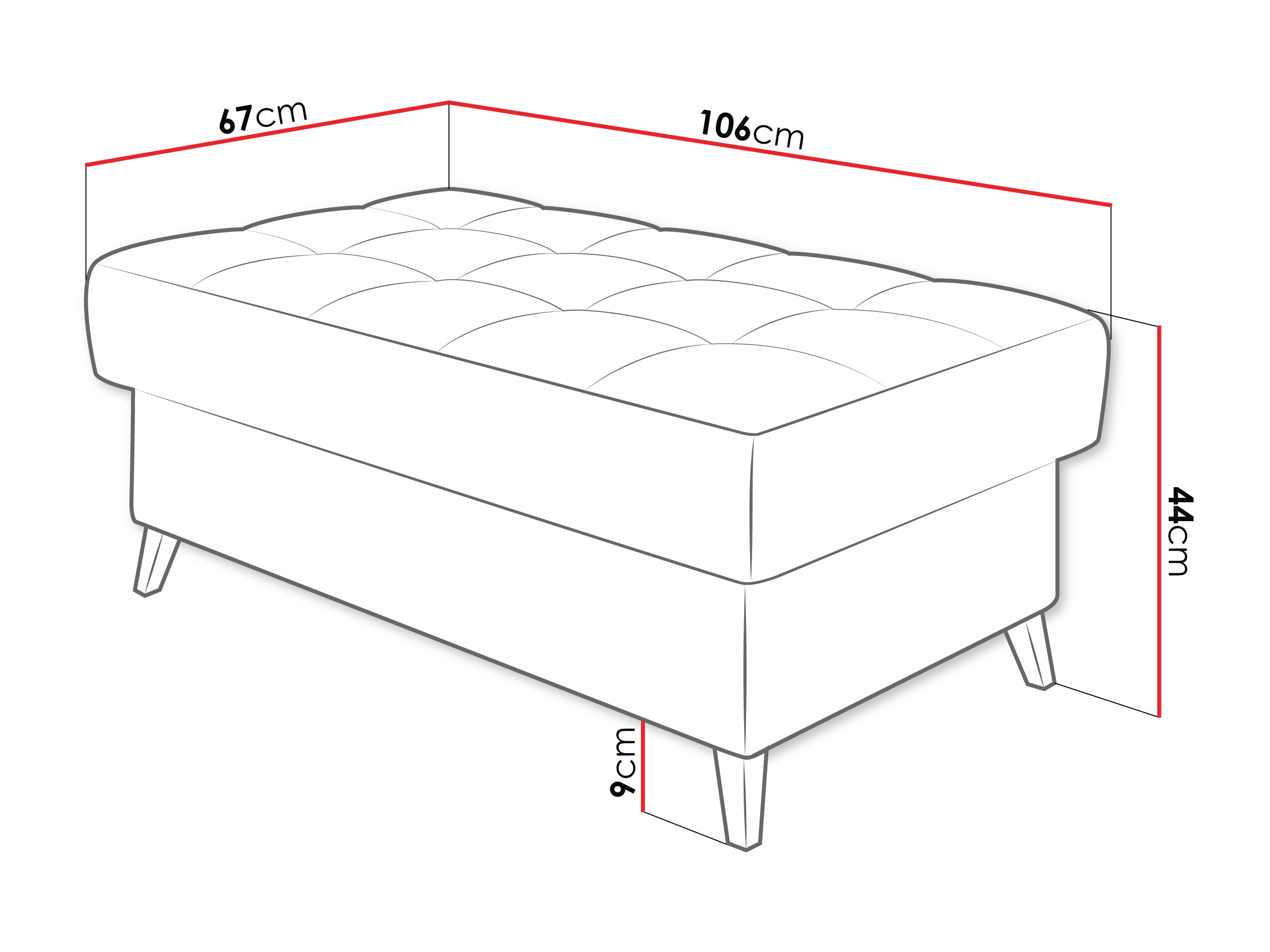 Polstret bænk Comfivo 236 (Zoya 04)