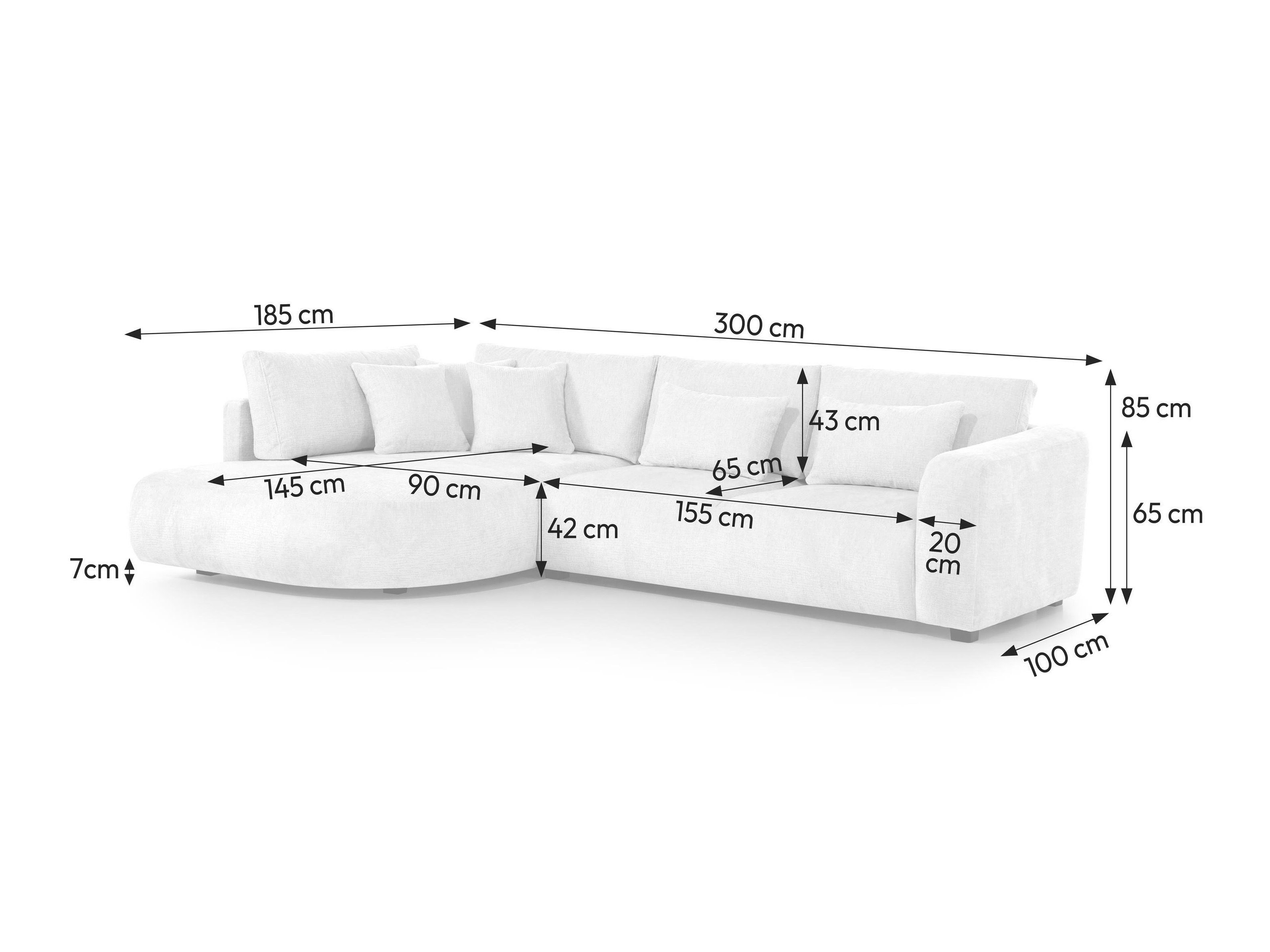 Hjørnesofa Margate 106 (Tresor 32)