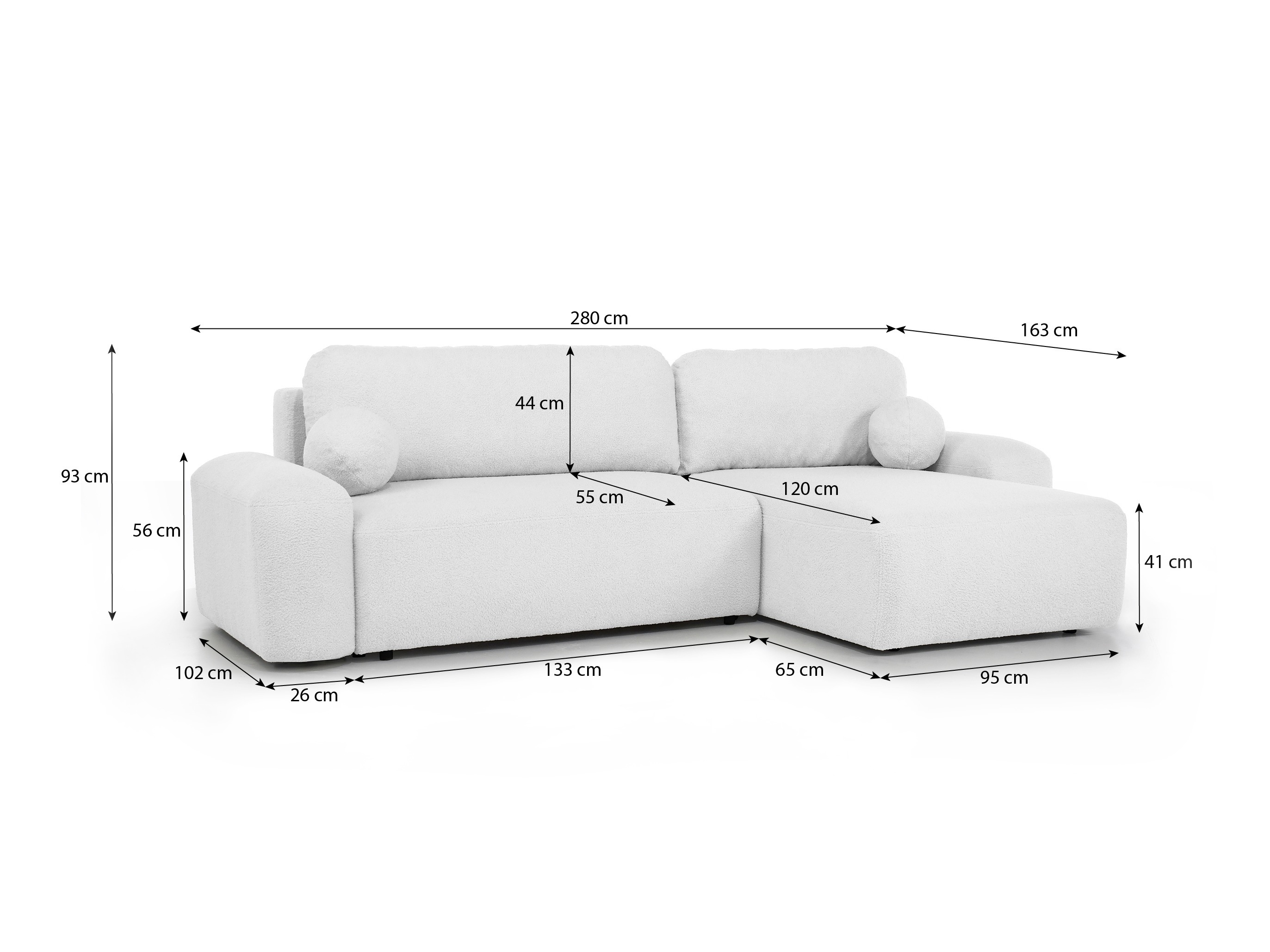 Hjørnesofa Margate 108 (Quelle 38)