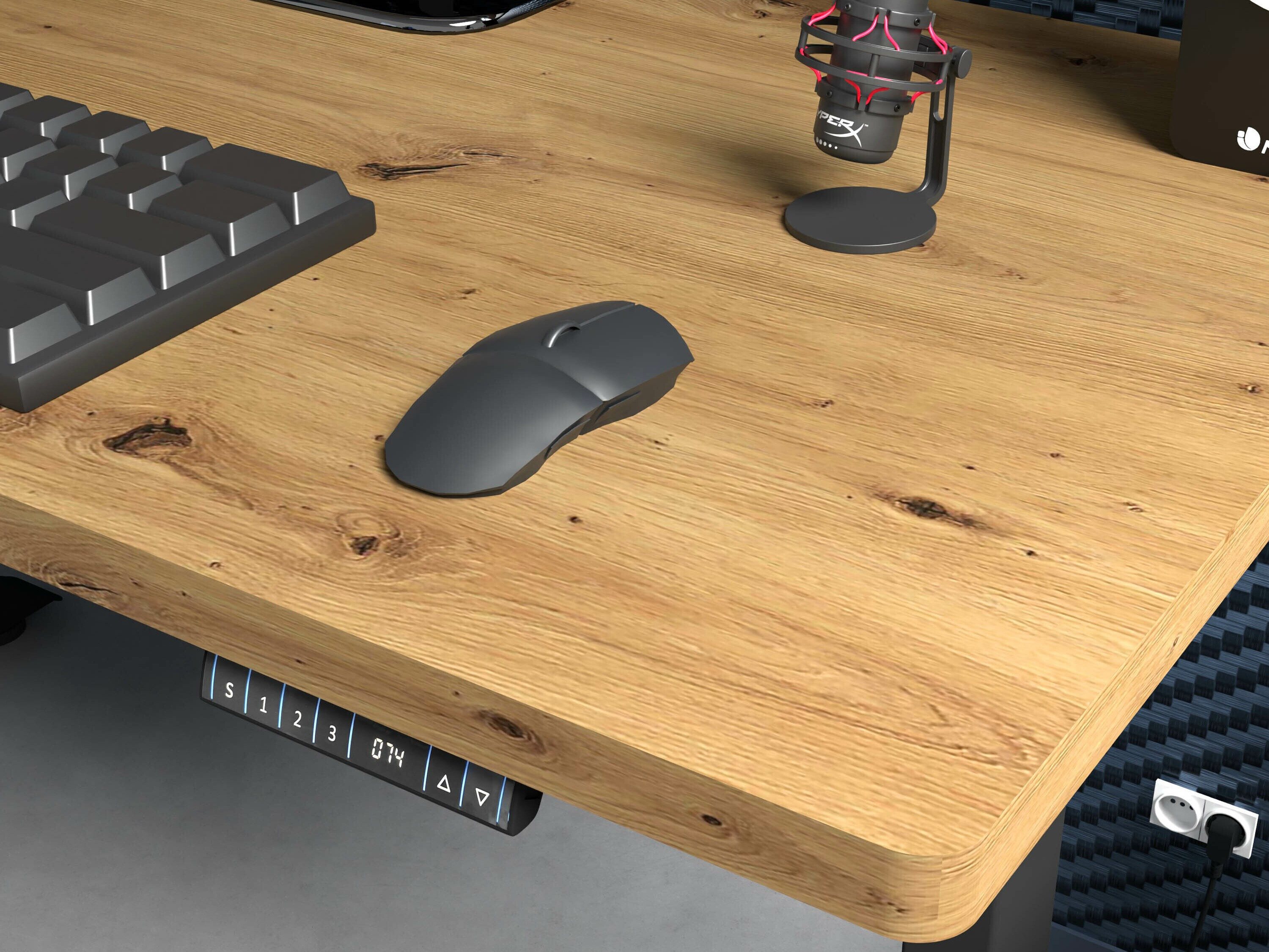 Hæve-sænkebord Buffalo 184 (Sort)