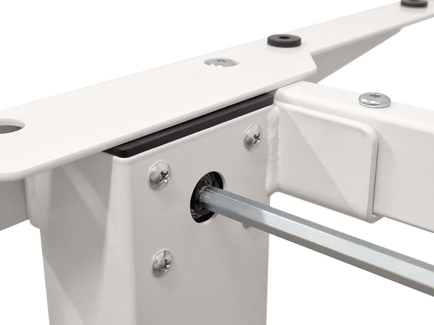 Højdejusterbart arbejdsbord Buffalo 184 (Hvid)