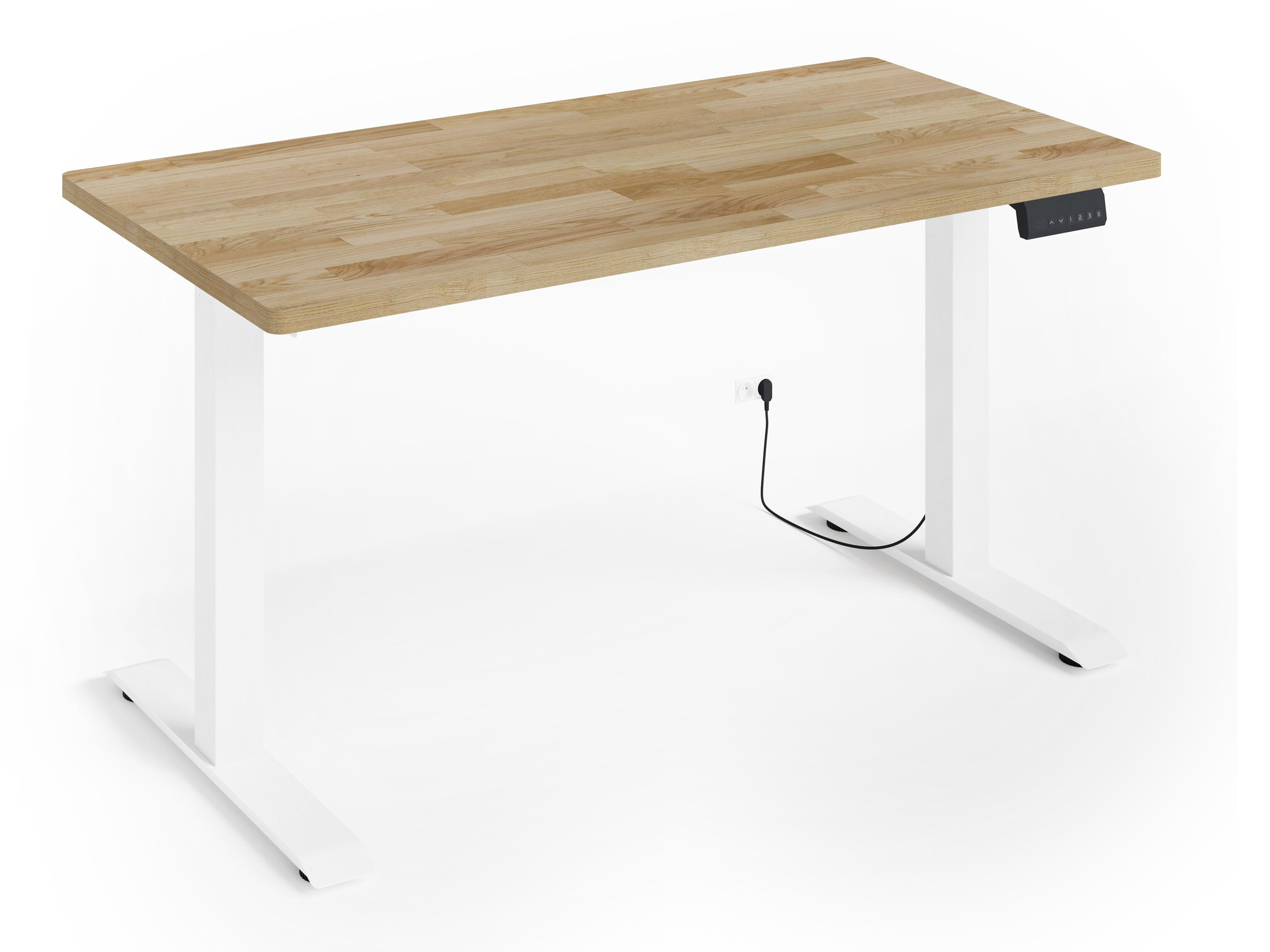 Højdejusterbart arbejdsbord Buffalo 199 (Hvid)