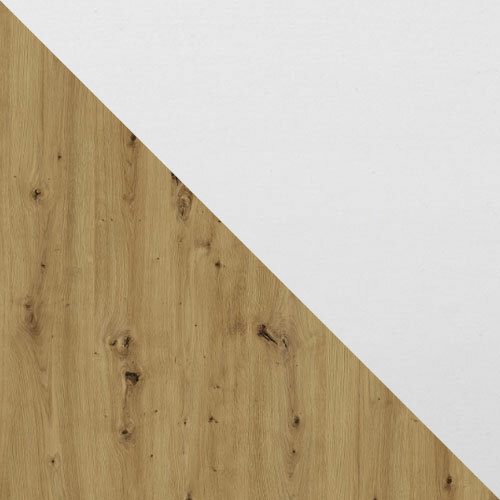 Bord Victorville 376 (Artisan eg + Hvid)