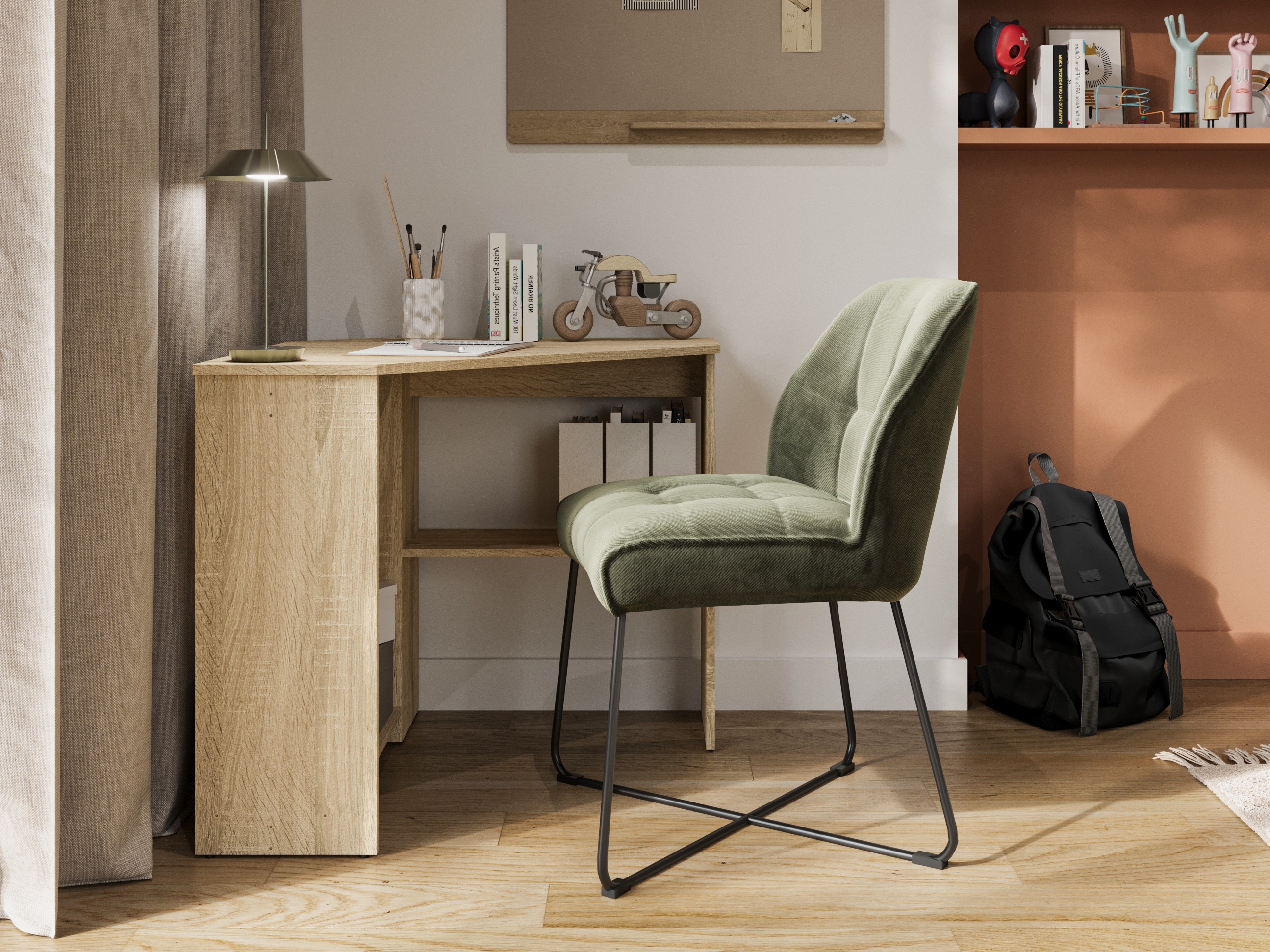 Hjørneskrivebord Austin 302 (Sonoma eg)