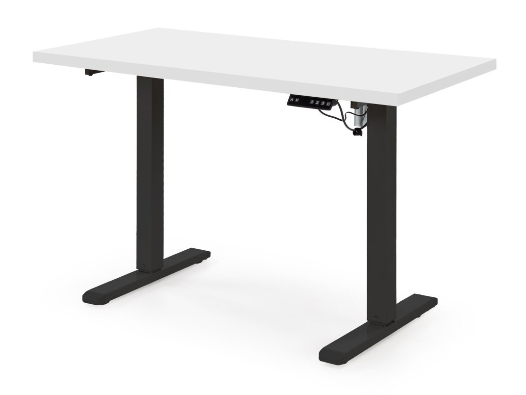 Højdejusterbart arbejdsbord Houston 1942 (Hvid + Sort)
