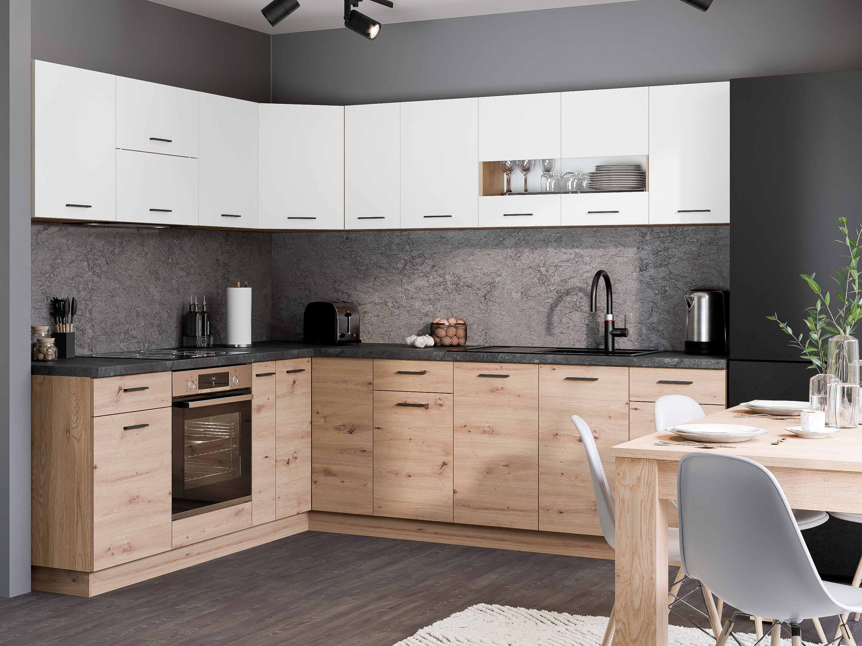 Modulhjørnevægskab Ati 163