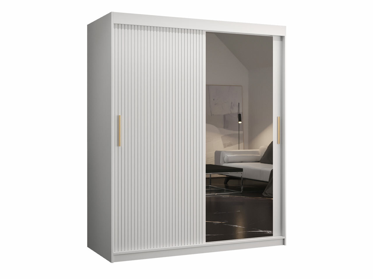 Garderobeskab Hartford 402 (Hvid)