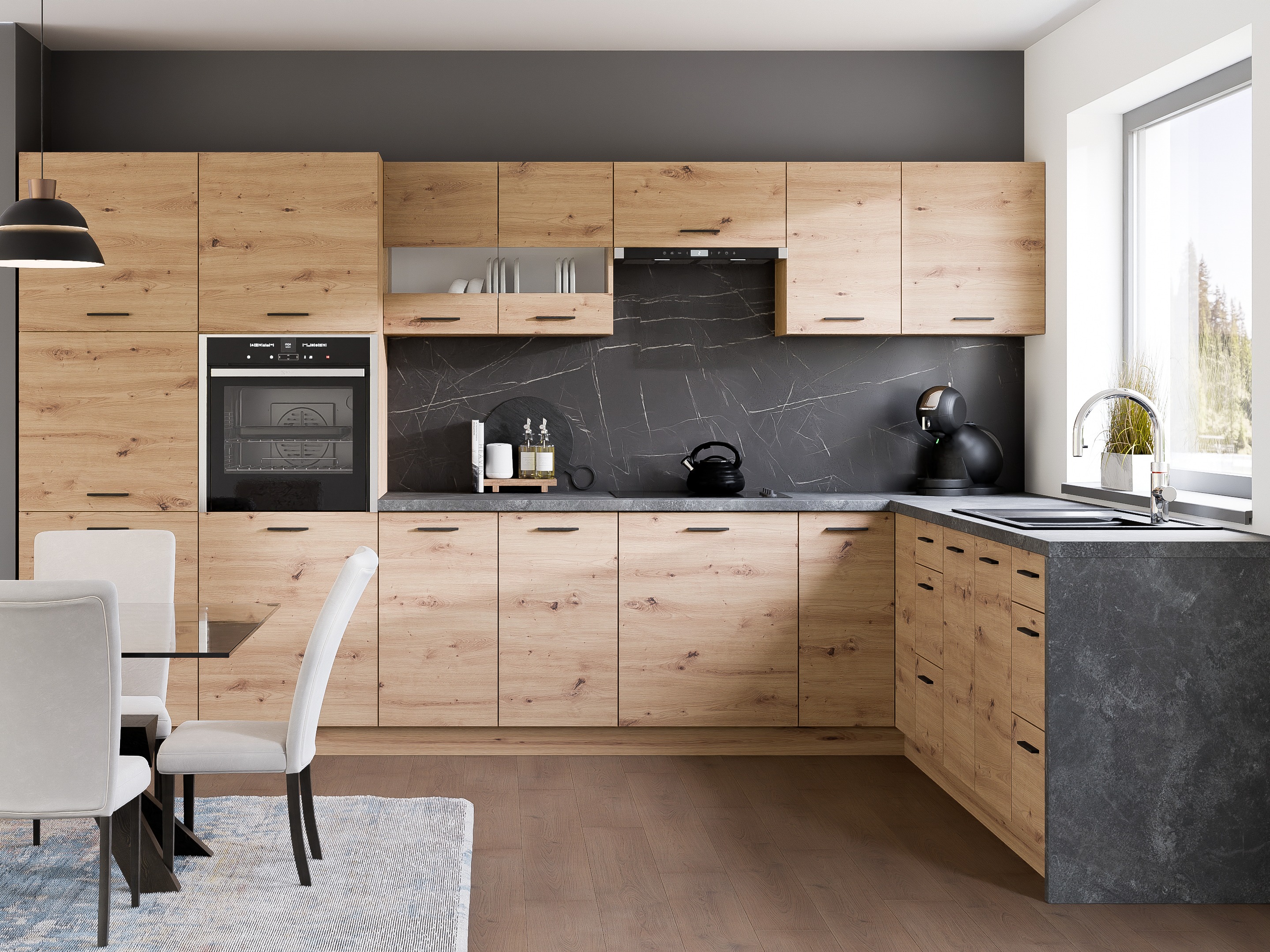 Modulopvaskeskab med låger Ati Artisan 106