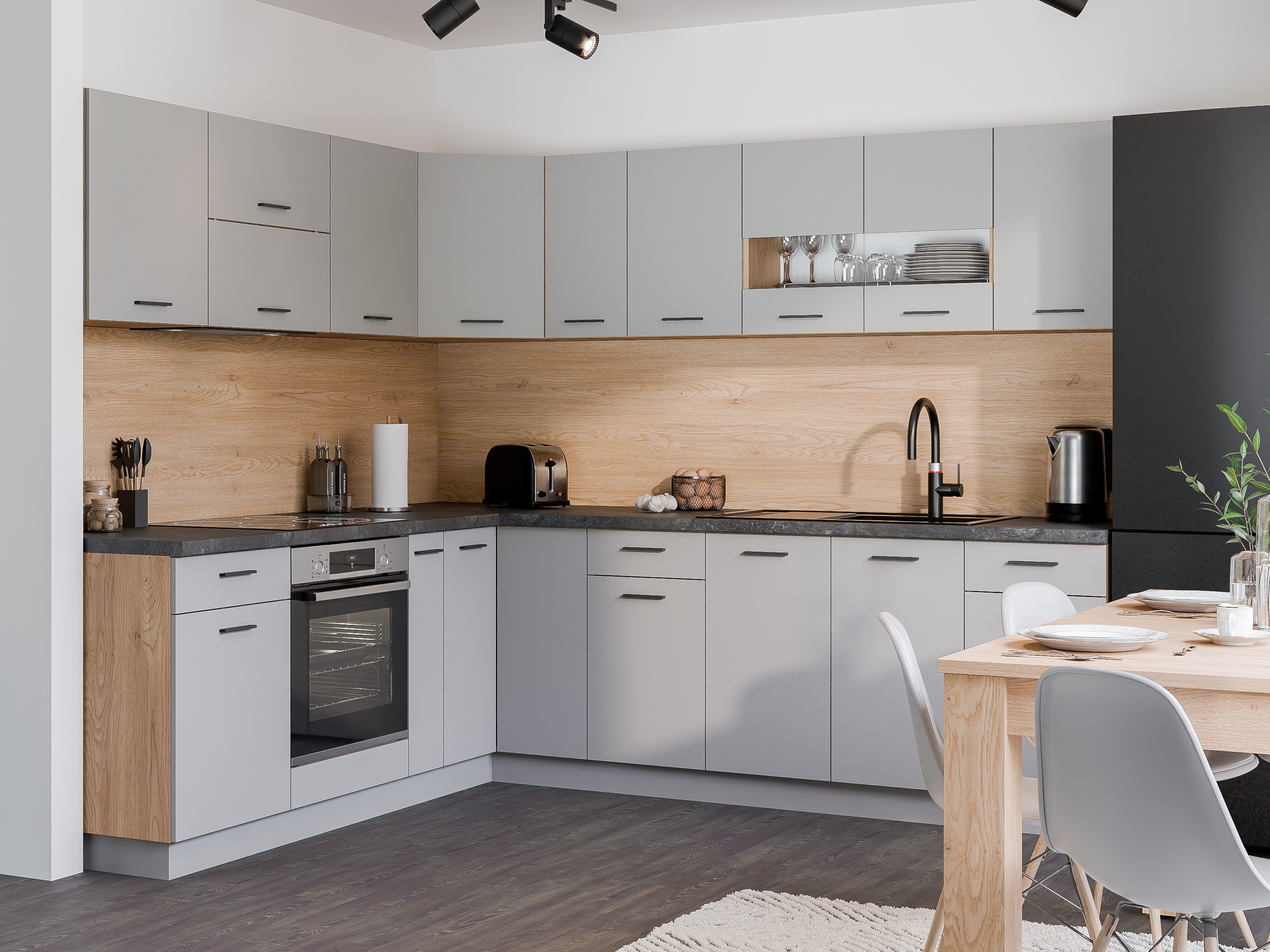 Modulvægskab Ati Grey 122